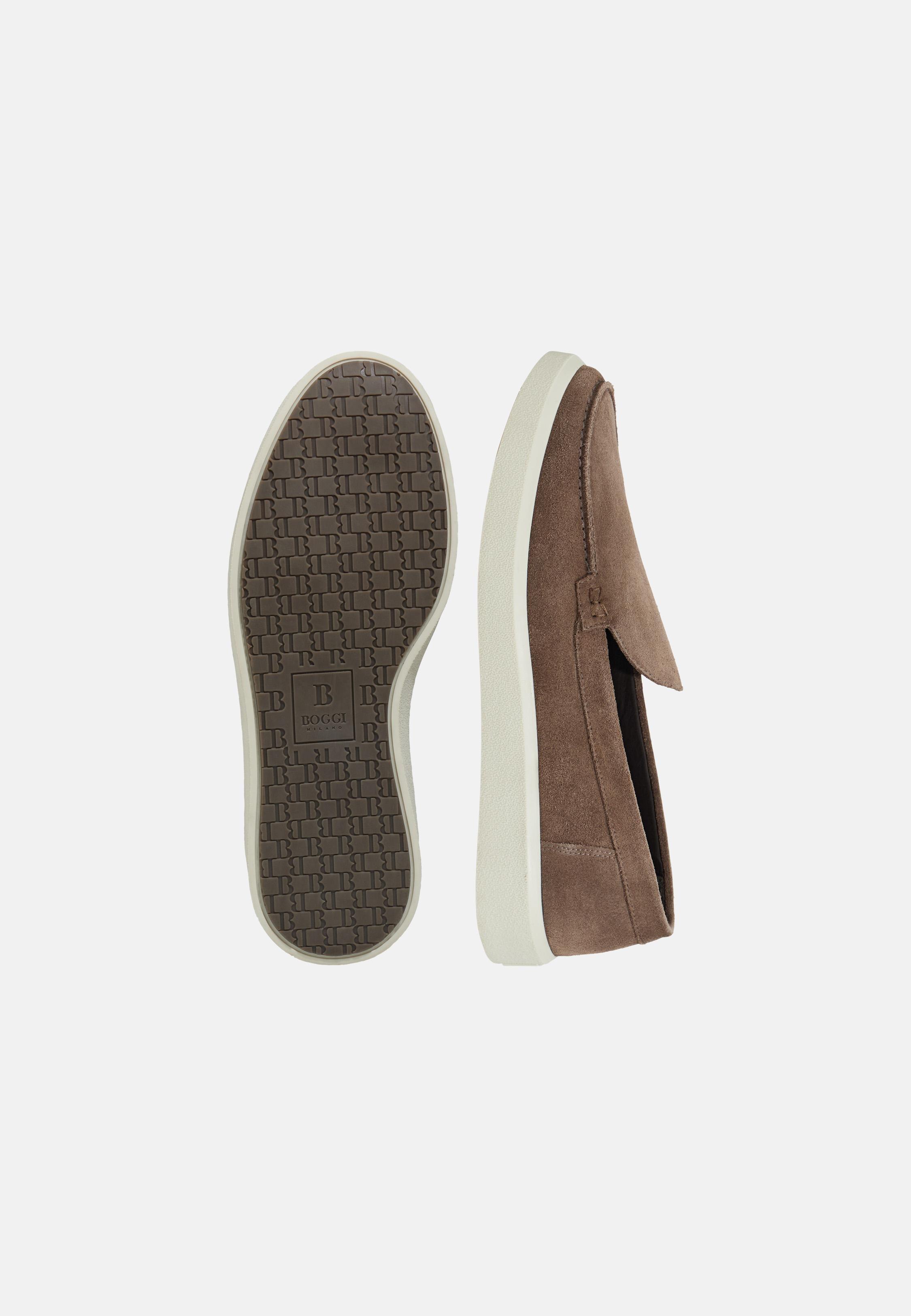 Stratus Loafers In Suede Leather Brown, , large image number 2