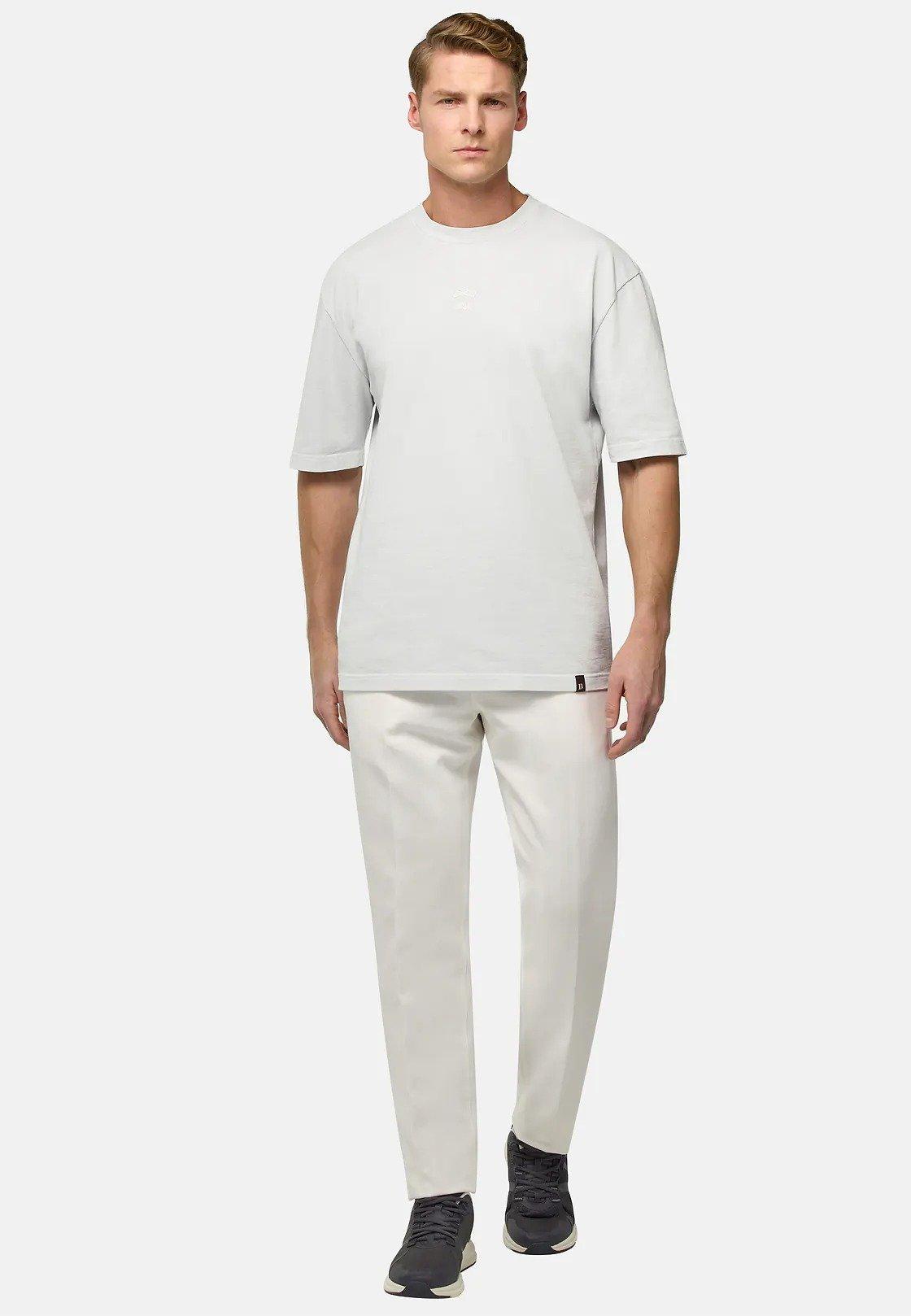 Cotton Jersey T-Shirt Grey, Ice, medium