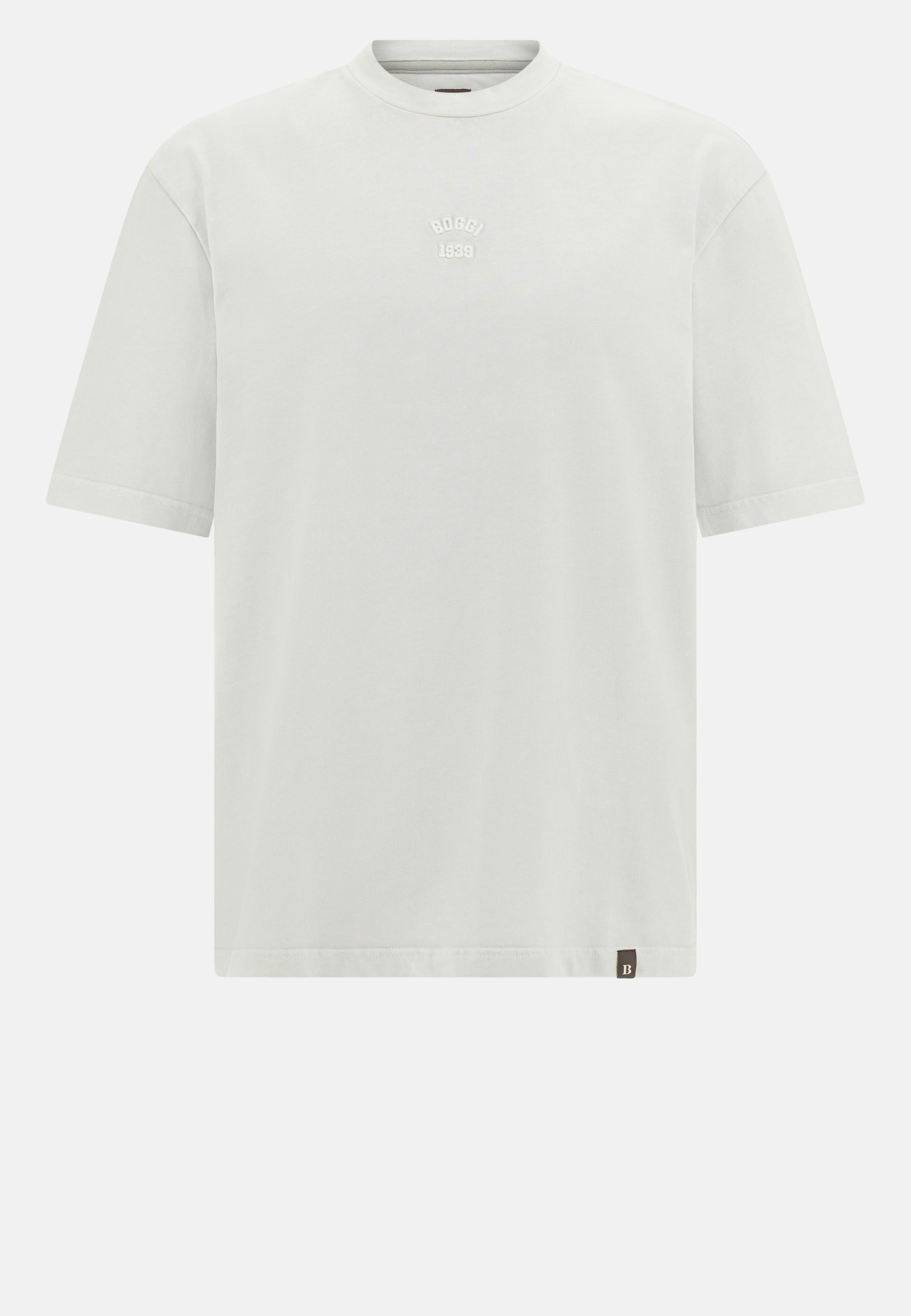 Cotton Jersey T-Shirt Grey, Ice, large image number 5