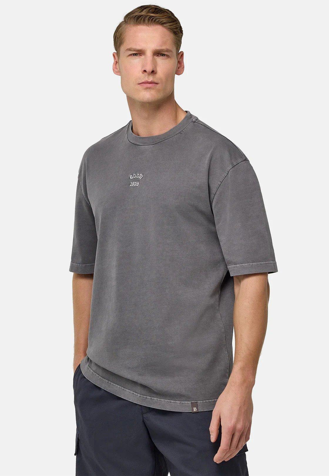 Grey Cotton Jersey T-Shirt, , large image number 2