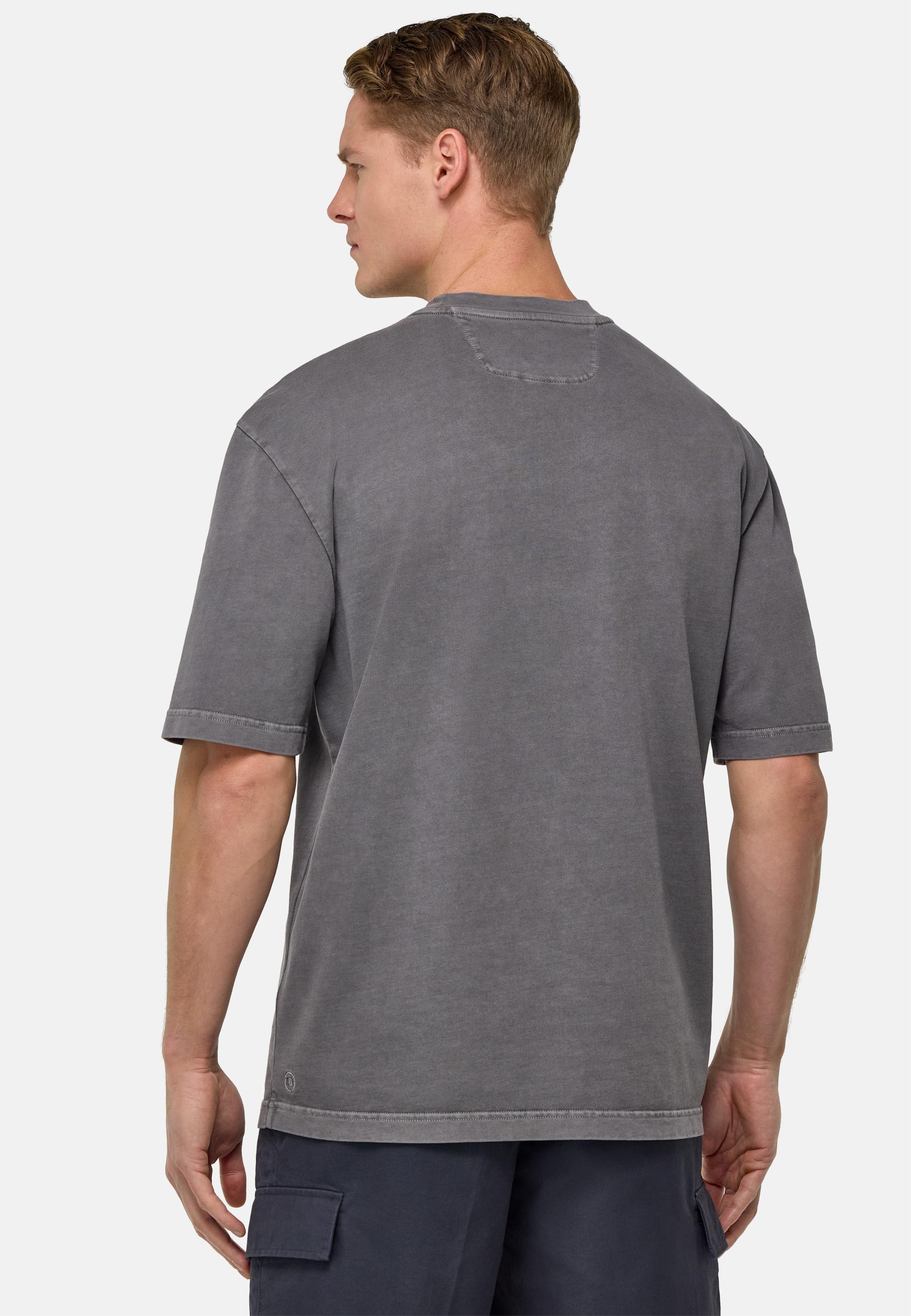 Grey Cotton Jersey T-Shirt, , large image number 3