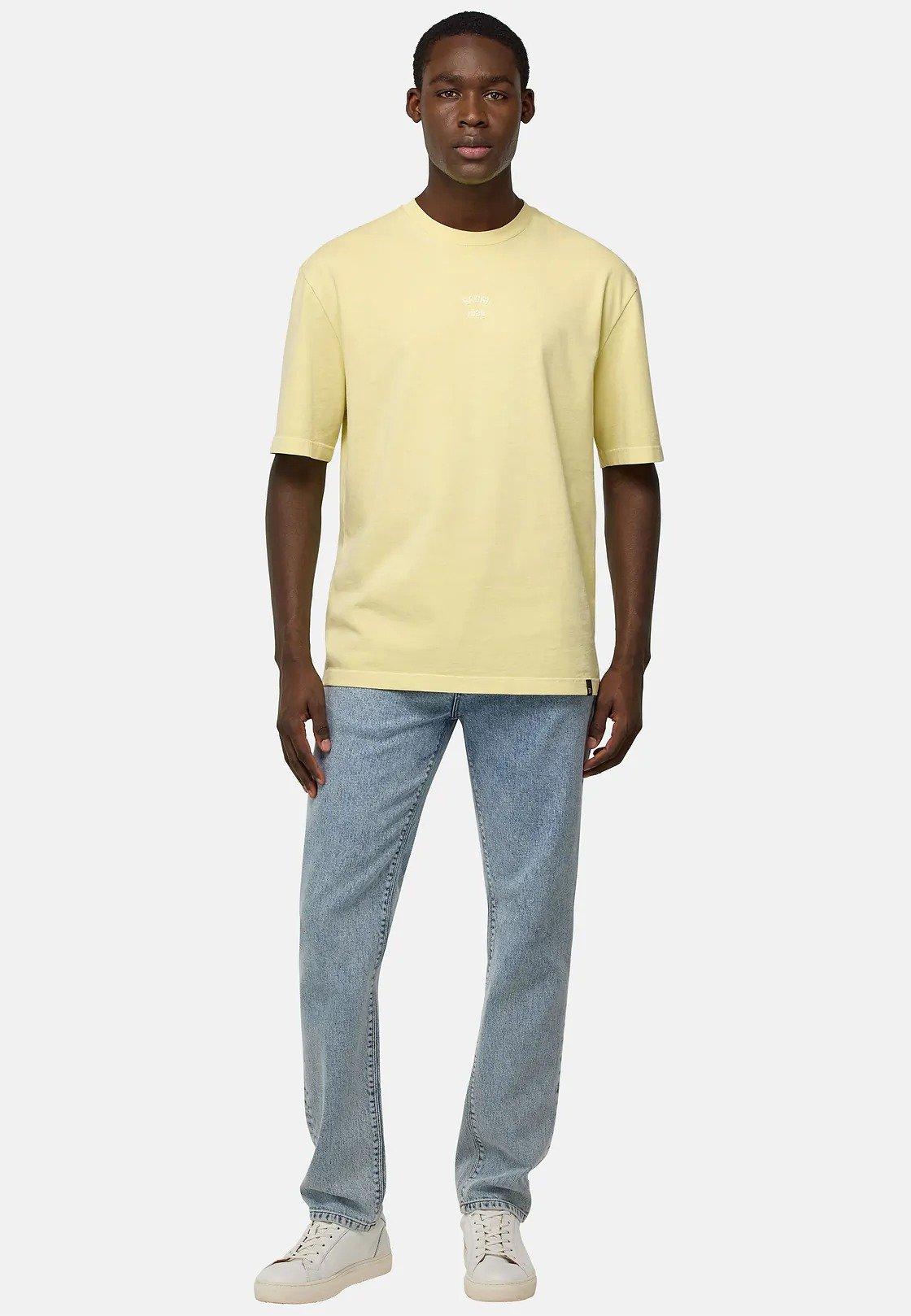 Yellow Cotton Jersey T-Shirt, , large image number 0