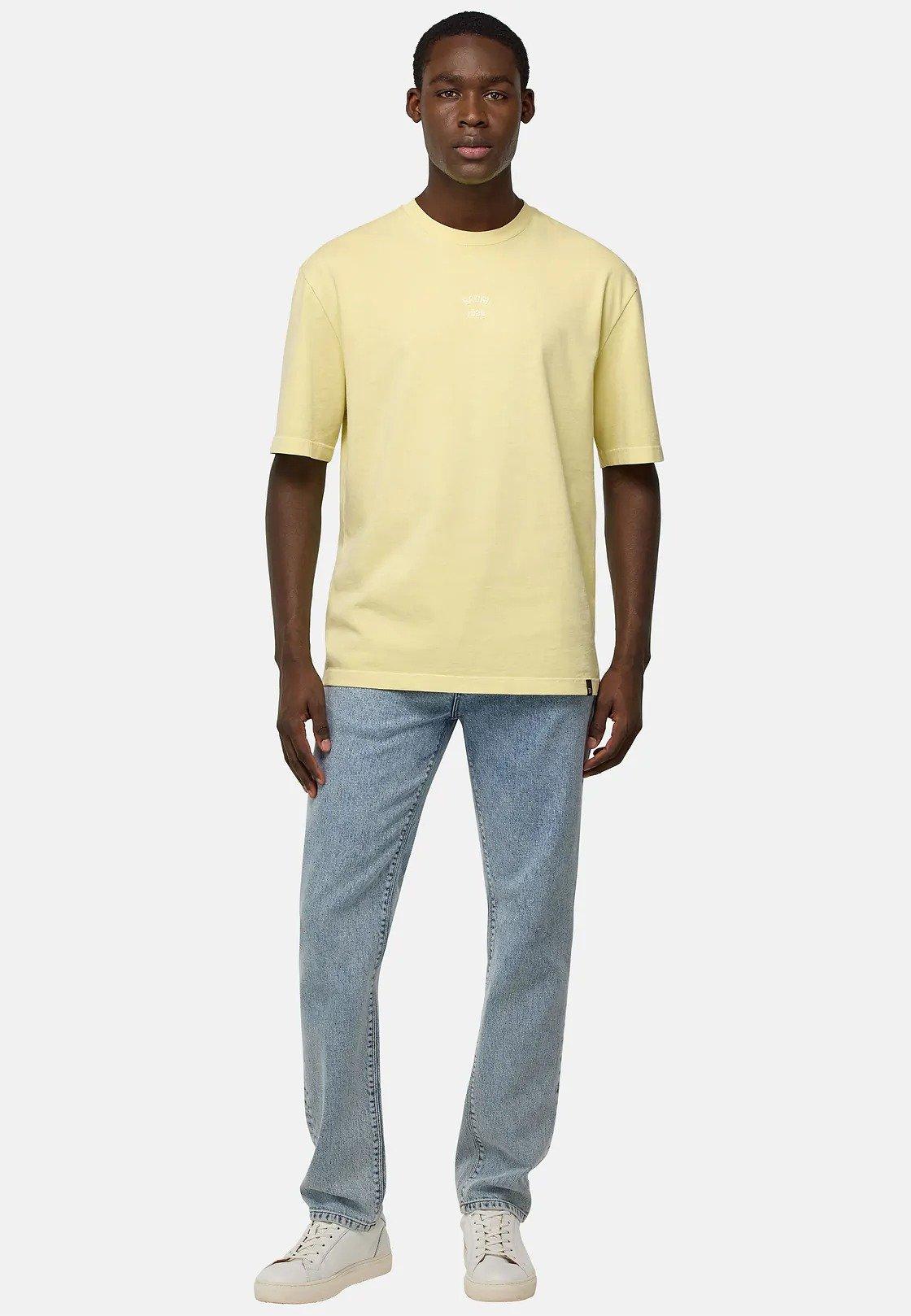 Cotton Jersey T-Shirt Yellow, , large image number 0