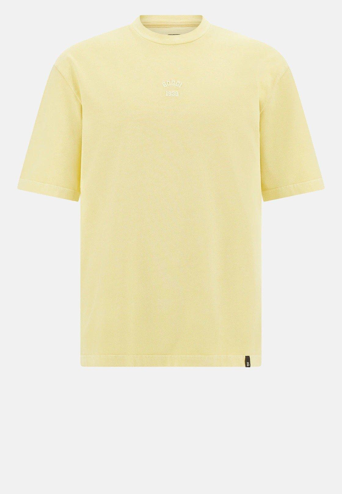 Cotton Jersey T-Shirt Yellow, Yellow, large image number 6
