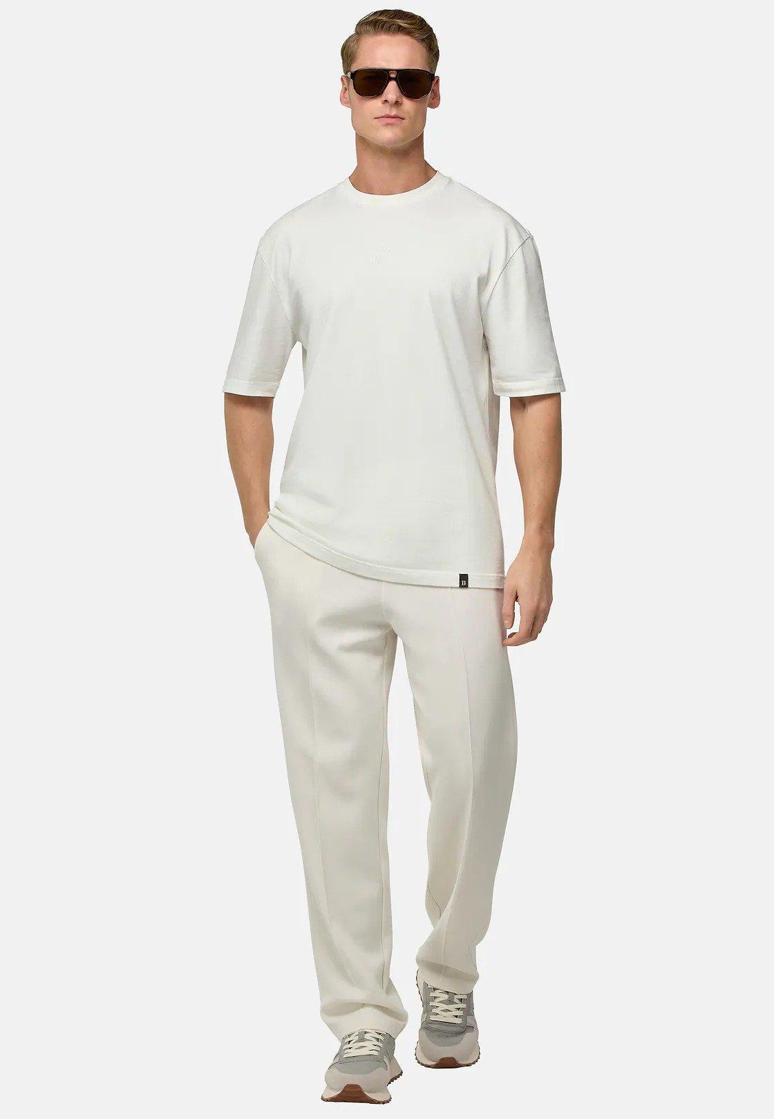White Solid Basic T-Shirt, , large image number 0