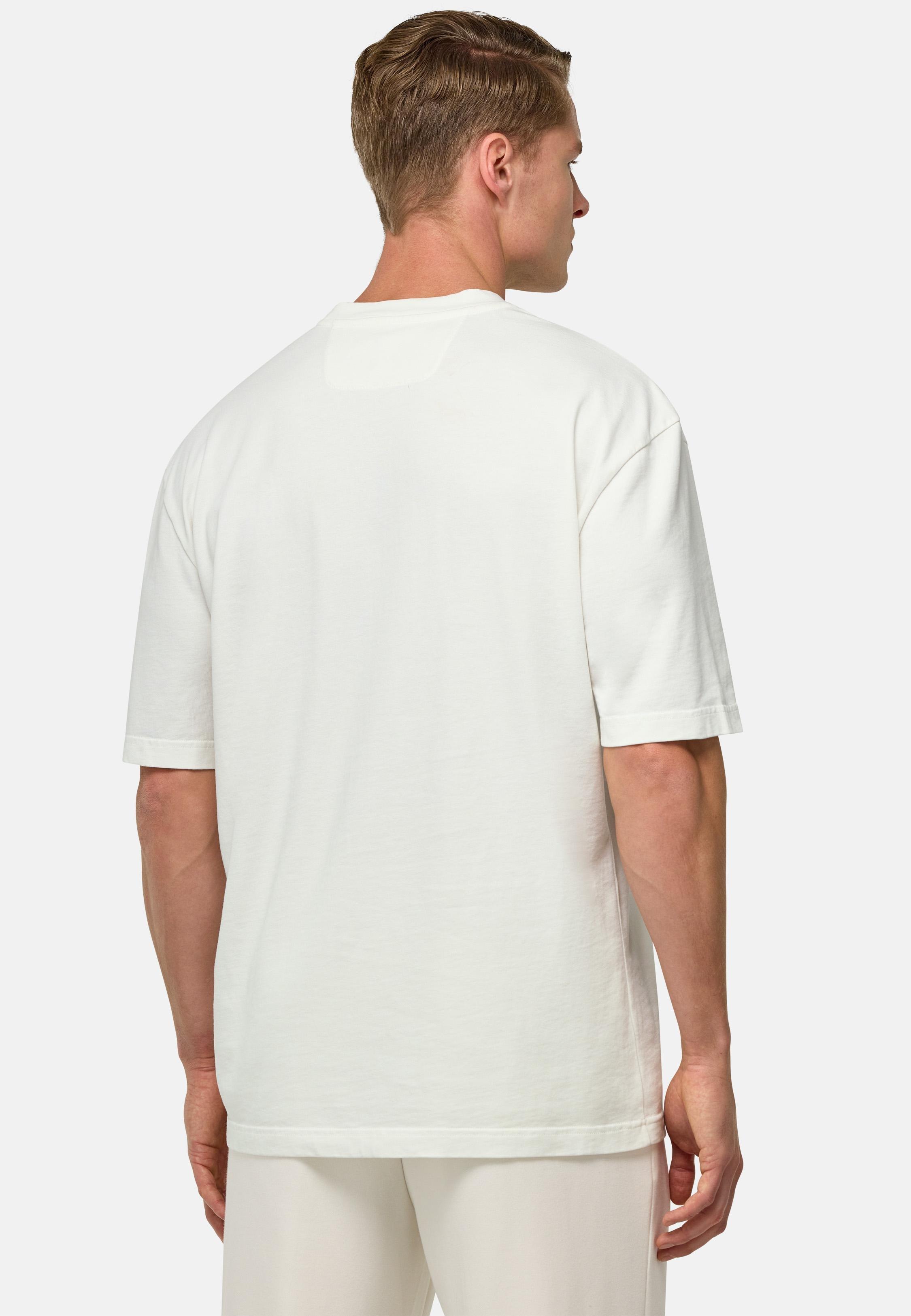 White Solid Basic T-Shirt, , large image number 3