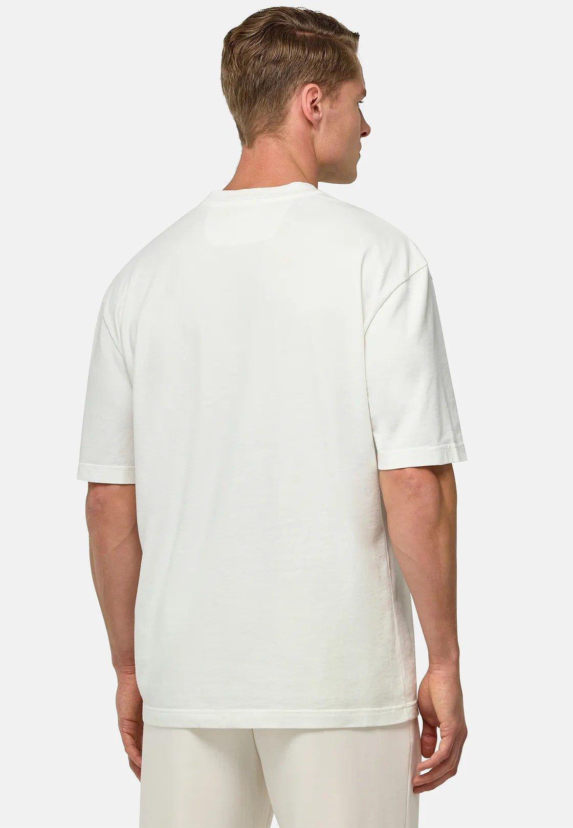 White Solid Basic T-Shirt, , large image number 4