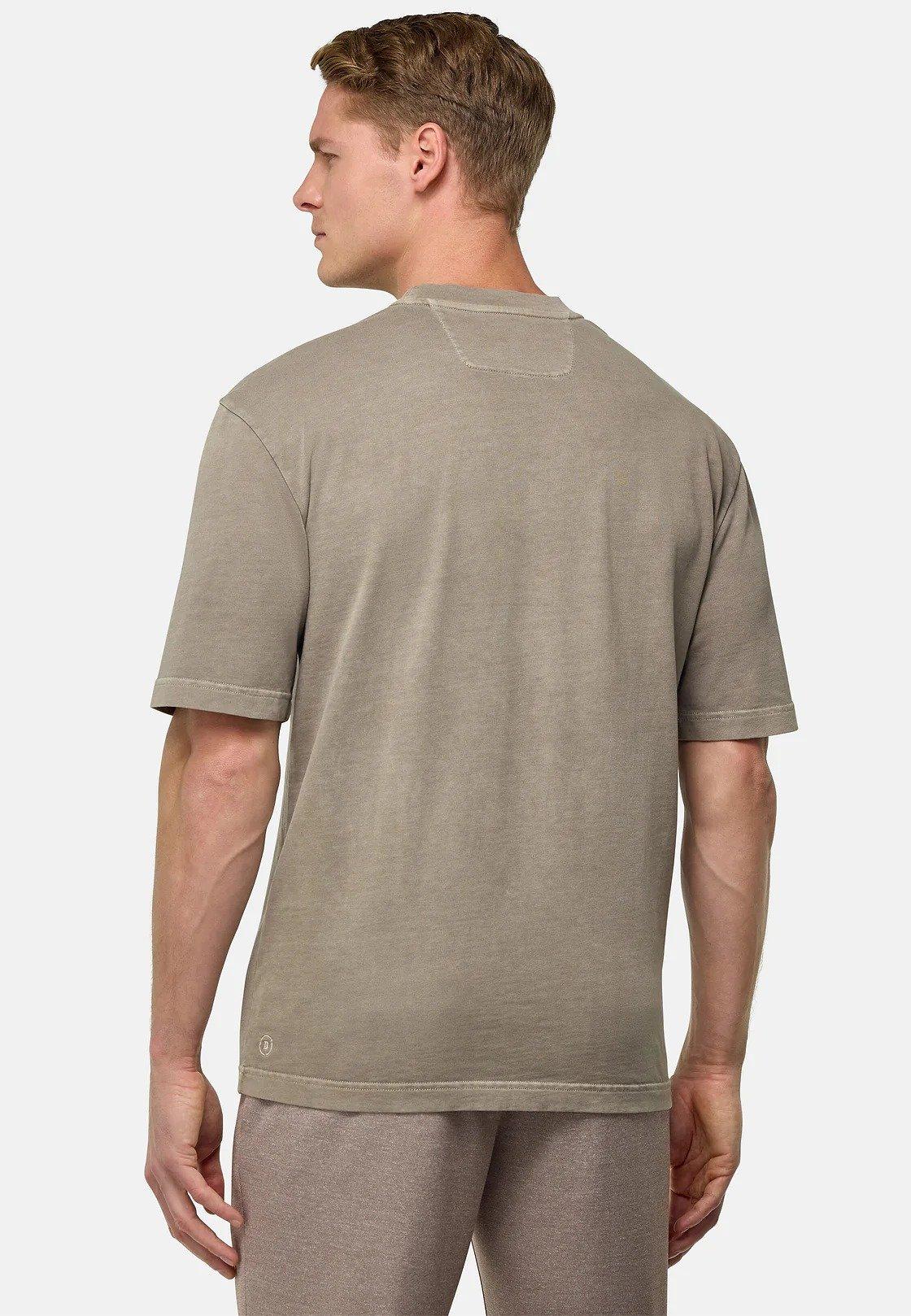 Beige Cotton Jersey T-Shirt, , large image number 4