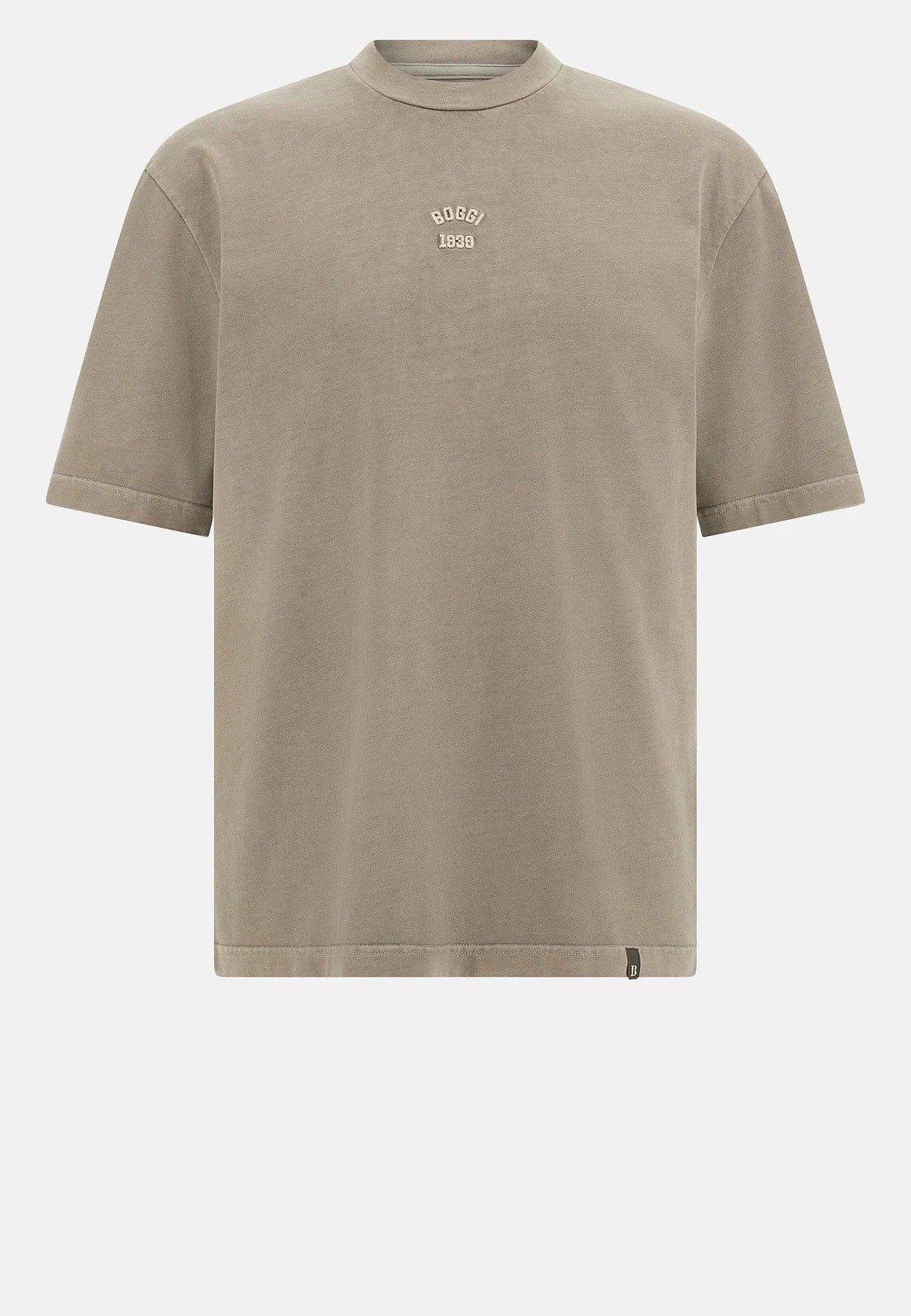 Cotton Jersey T-Shirt Brown, , large image number 6