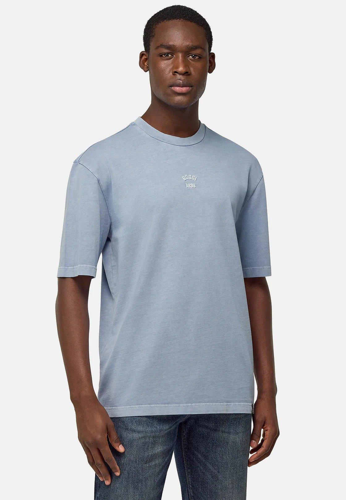 Cotton Jersey T-Shirt Blue, , large image number 2