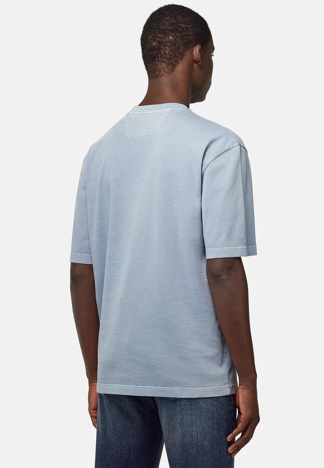 Cotton Jersey T-Shirt Blue, , large image number 4