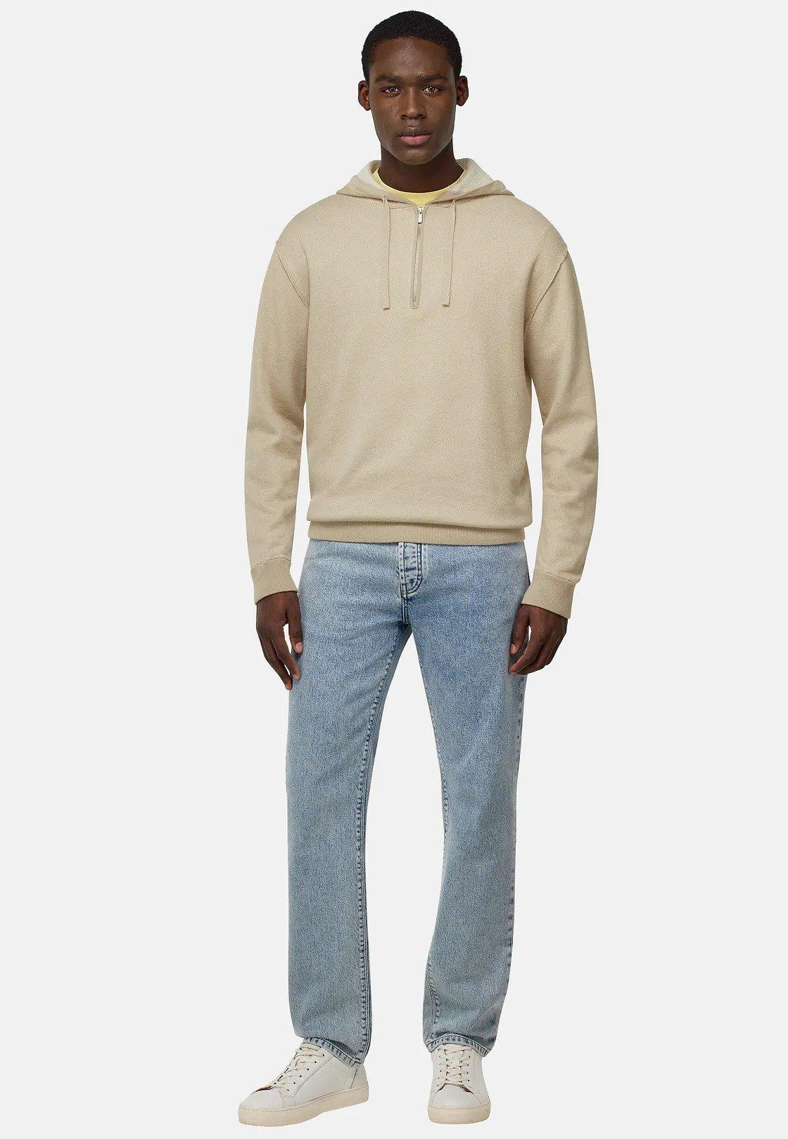 Beige Solid Casual Jumper, , large image number 0