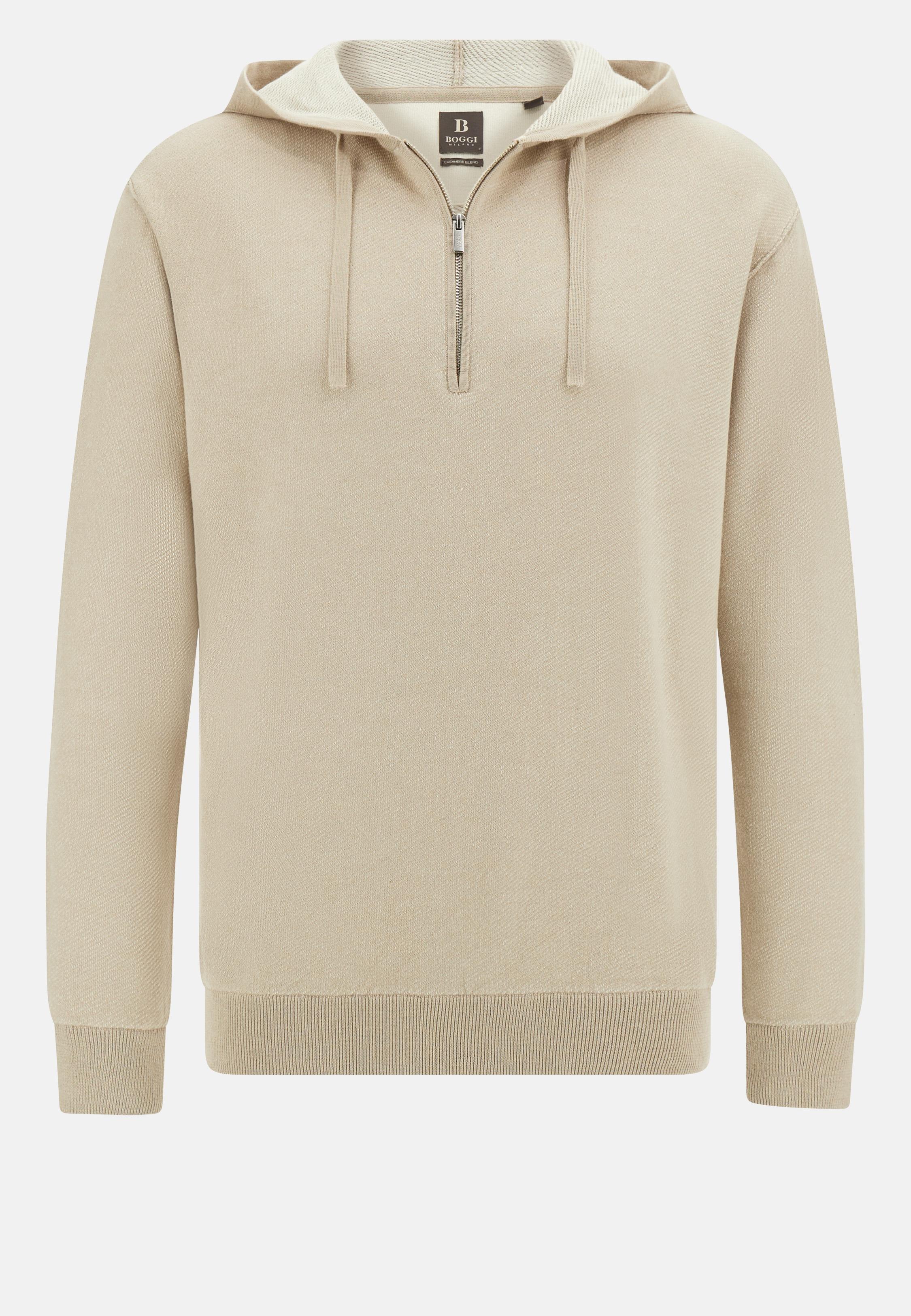 Beige Solid Casual Jumper, , large image number 7