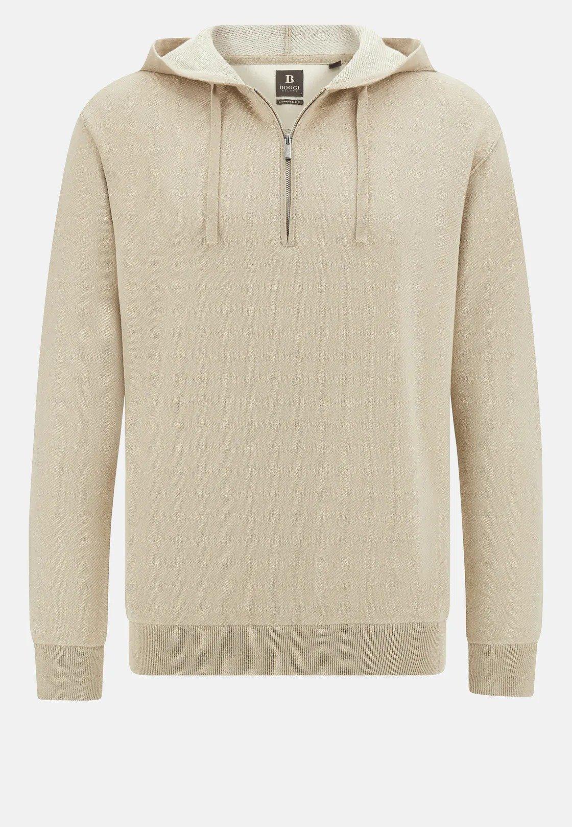 Beige Solid Casual Jumper, , large image number 8