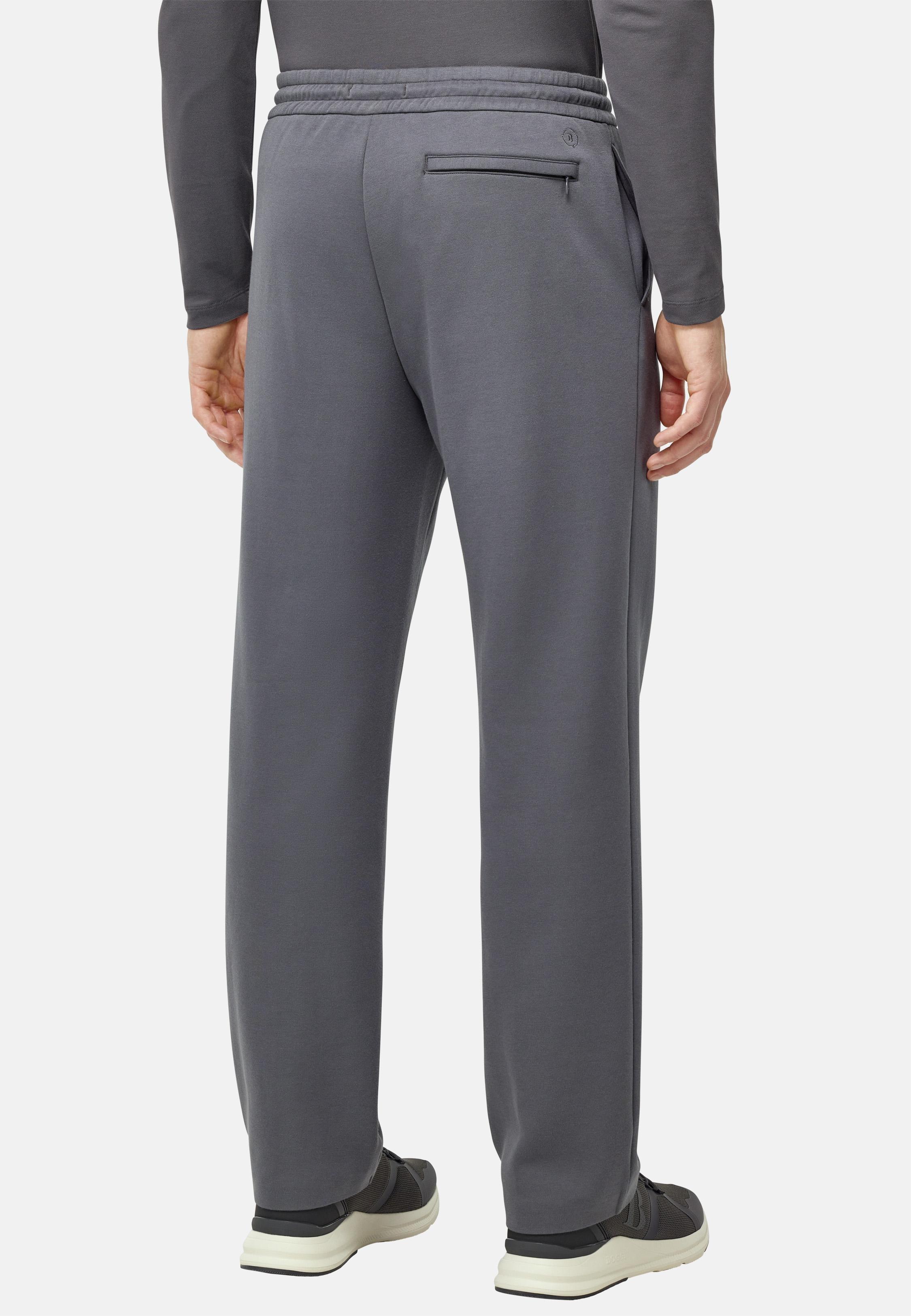 Grey Solid Casual Trousers, , large image number 5