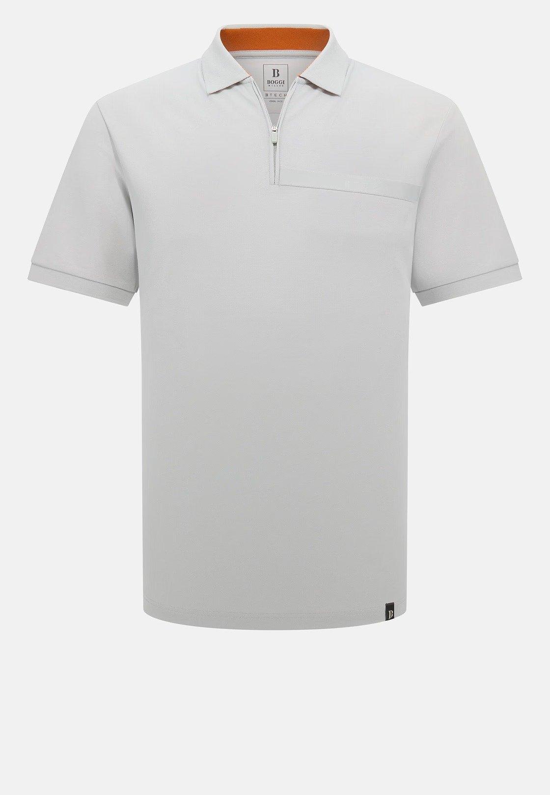 Cool Jade-Fresh Pique Polo Shirt White, Ice, large image number 3
