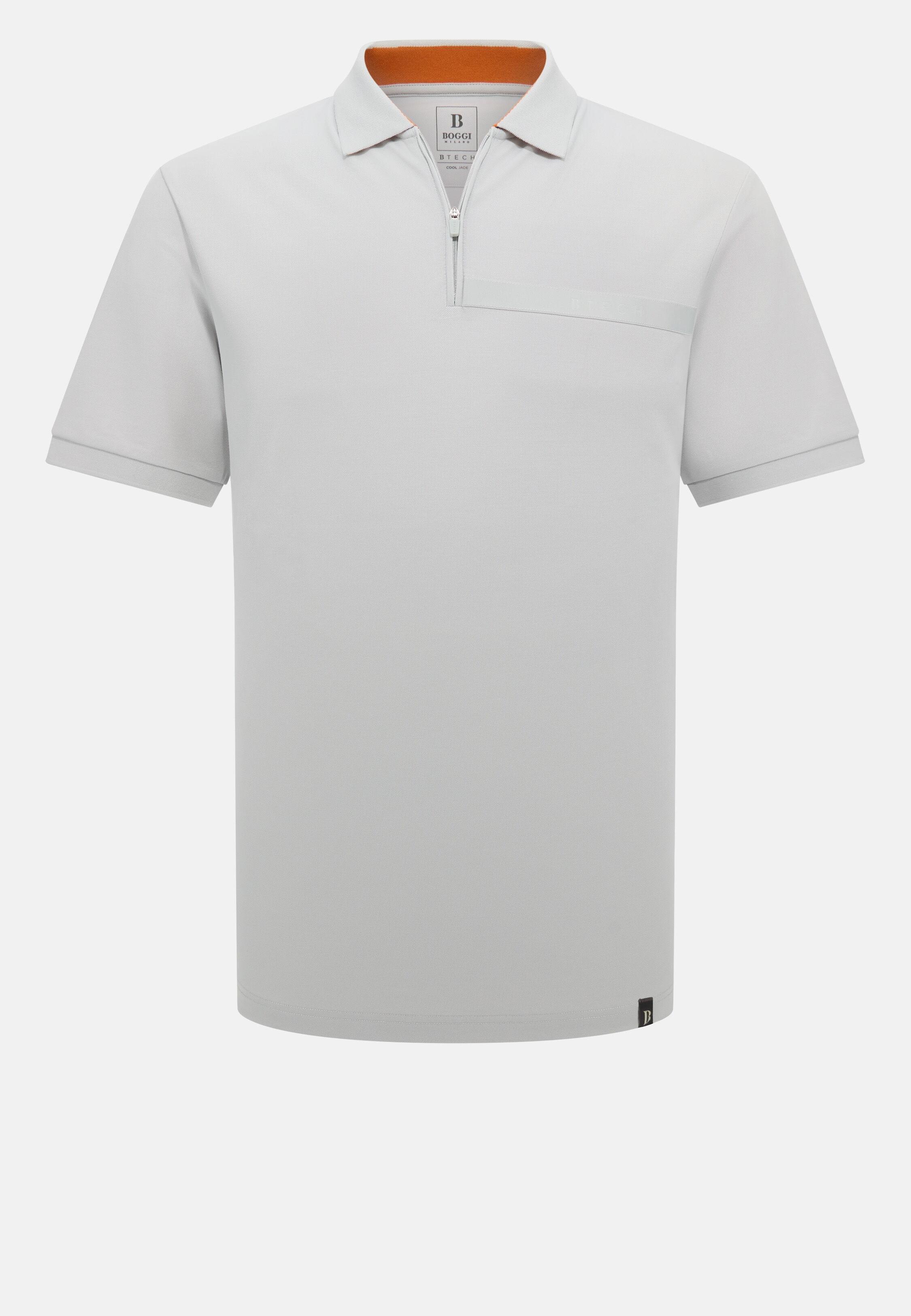 Cool Jade-Fresh Pique Polo Shirt White, Ice, large image number 7