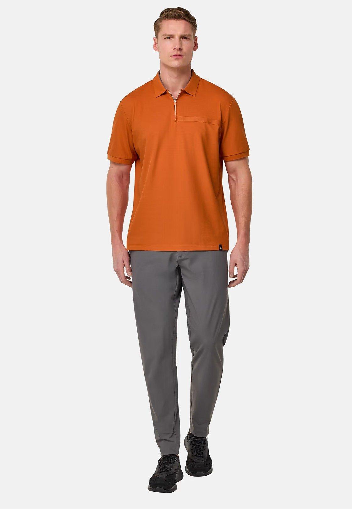 Orange Solid Tailored Shirt, , large image number 0