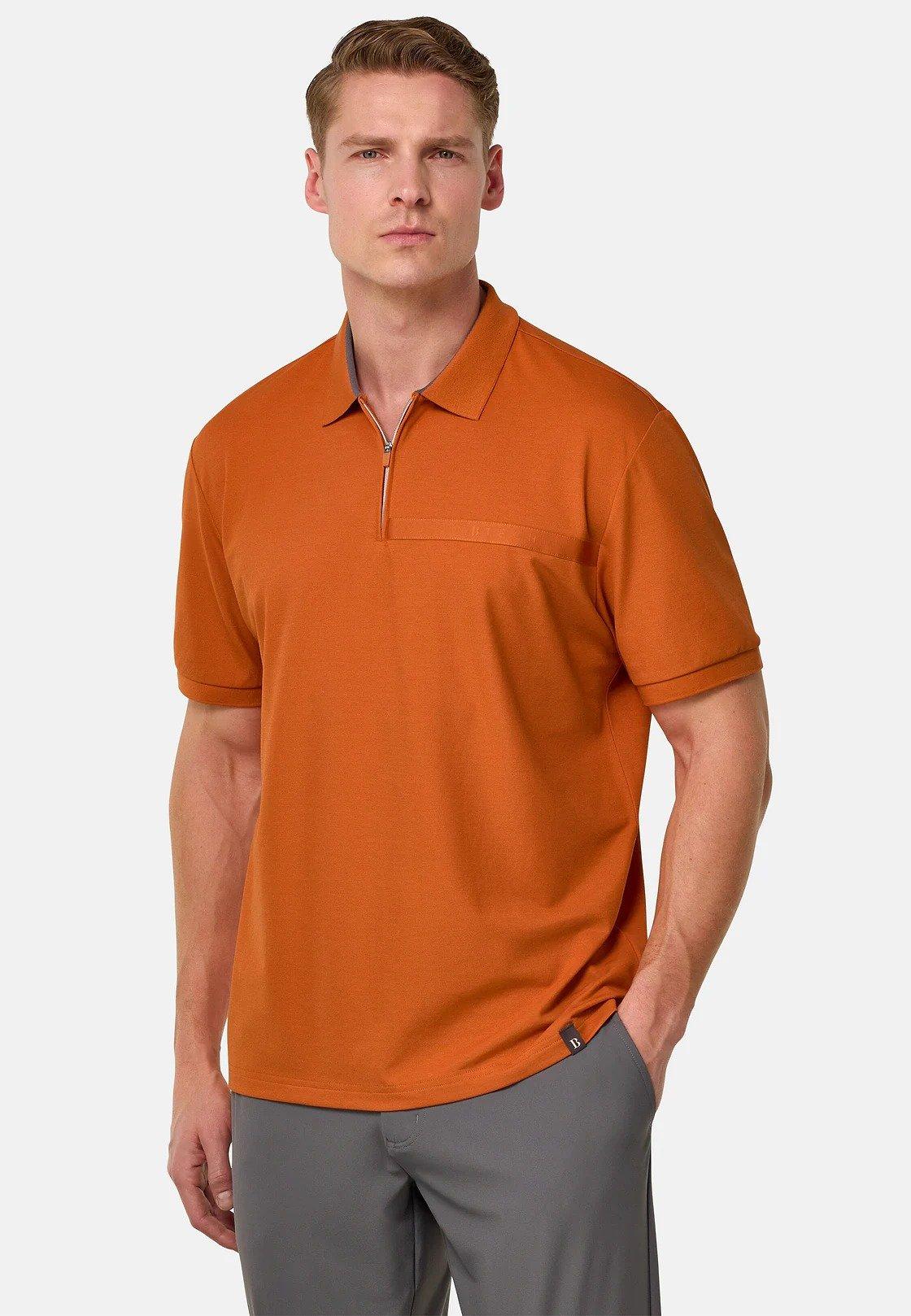 Orange Solid Tailored Shirt, , large image number 1