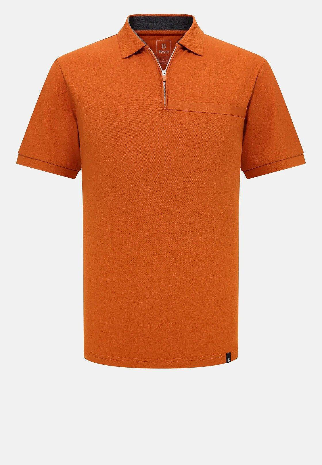 Cool Jade-Fresh Pique Polo Shirt Orange, Orange, large image number 6