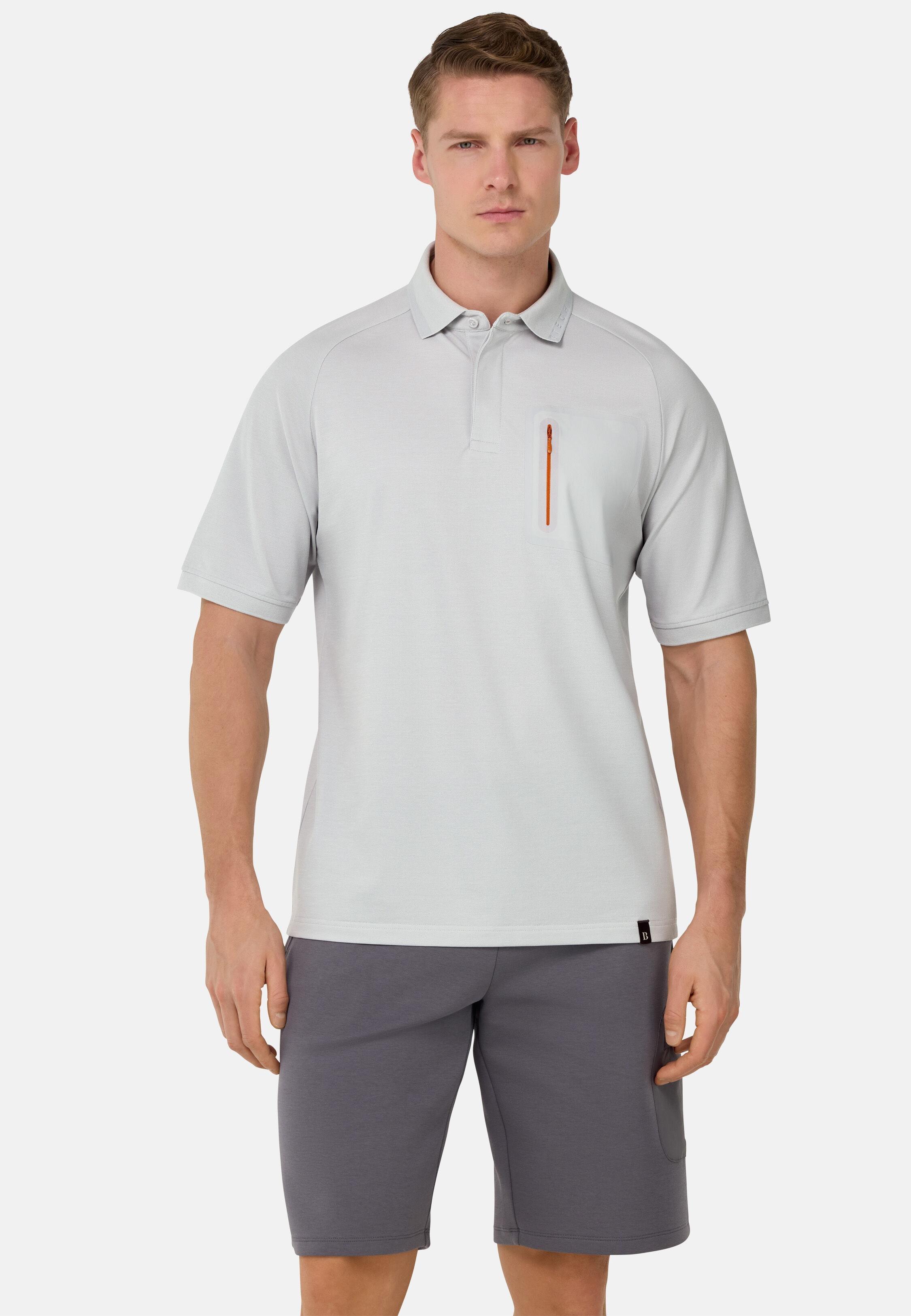 Cool Jade-Fresh Pique Polo Shirt Grey, 3901_ICE, large image number 1