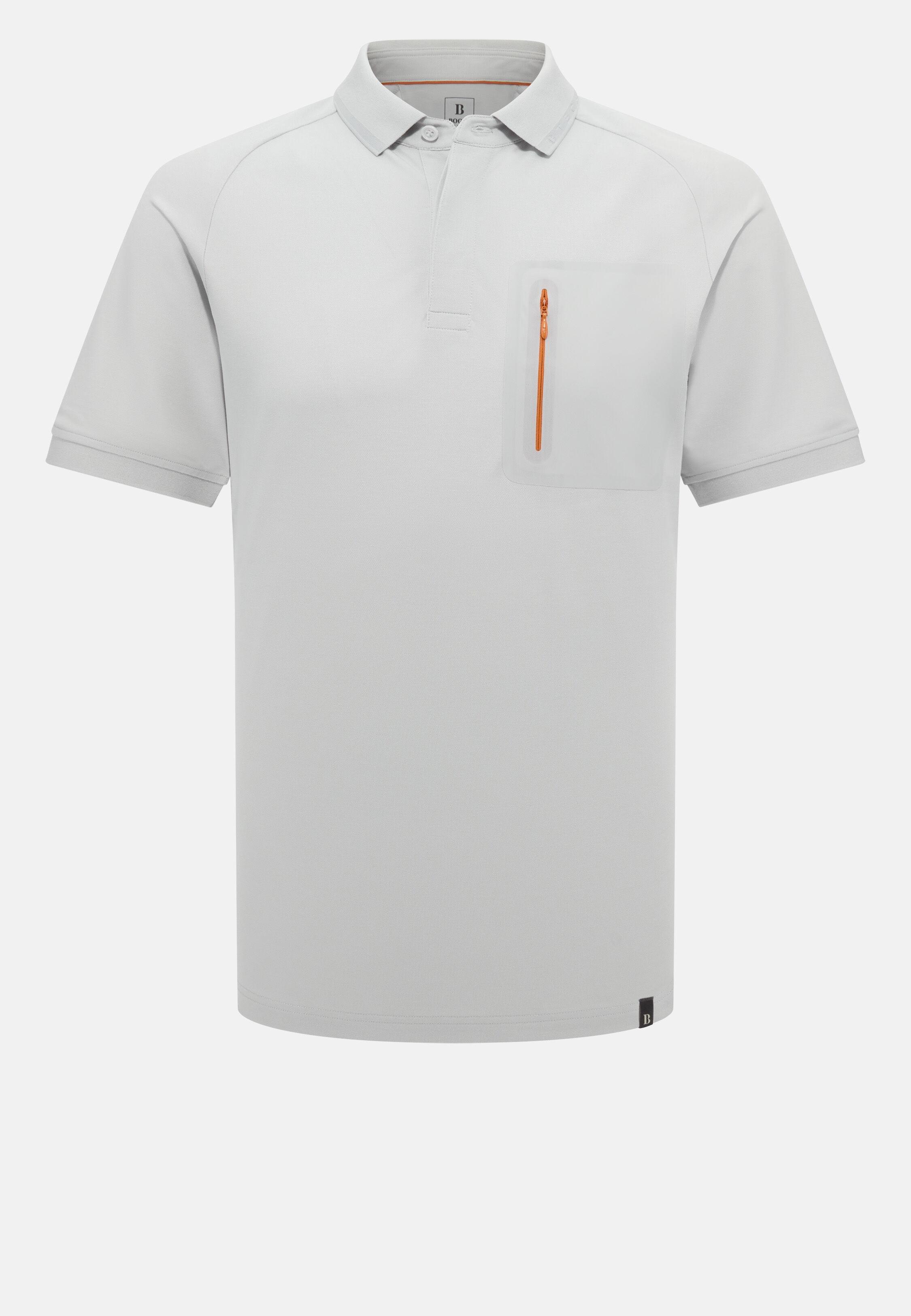 Cool Jade-Fresh Pique Polo Shirt Grey, 3901_ICE, large image number 6