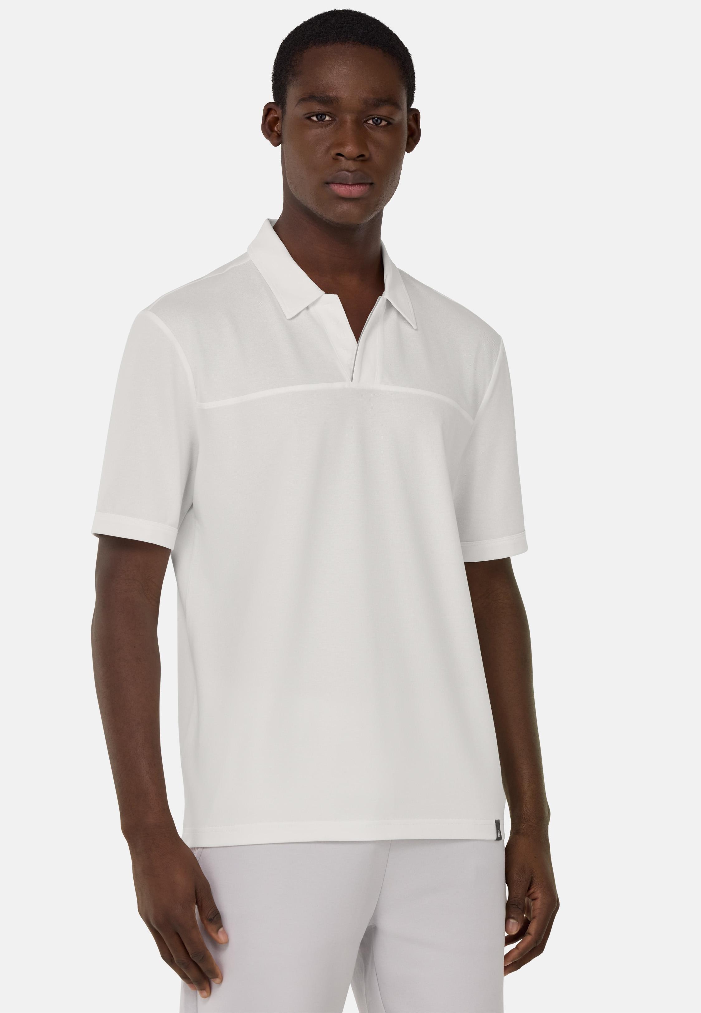 Cool Jade-Fresh Pique Polo Shirt White, , large image number 1