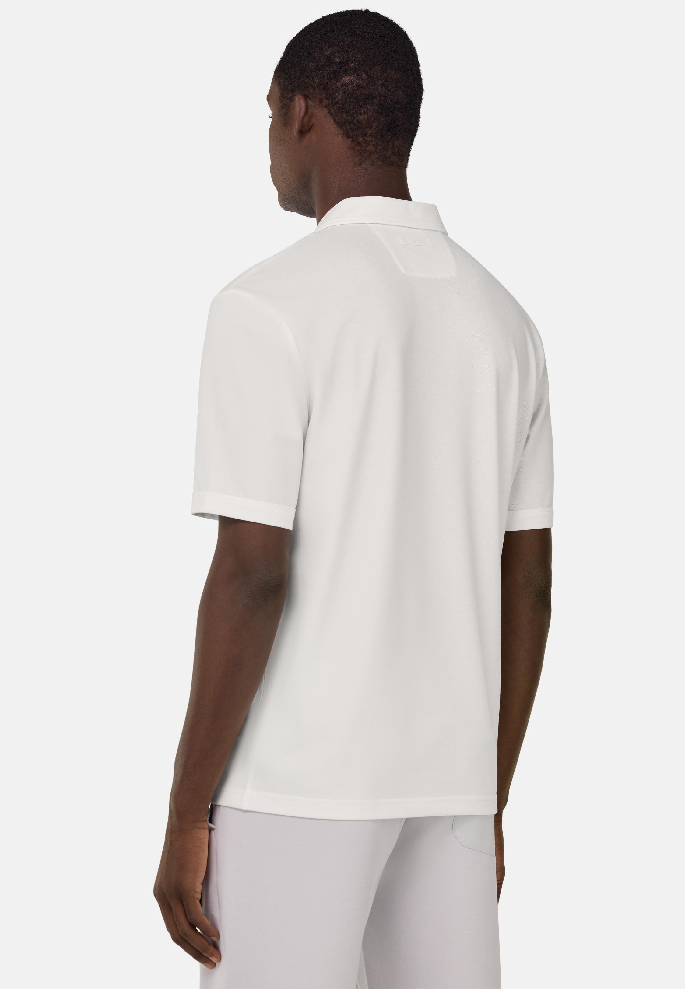 Cool Jade-Fresh Pique Polo Shirt White, , large image number 2