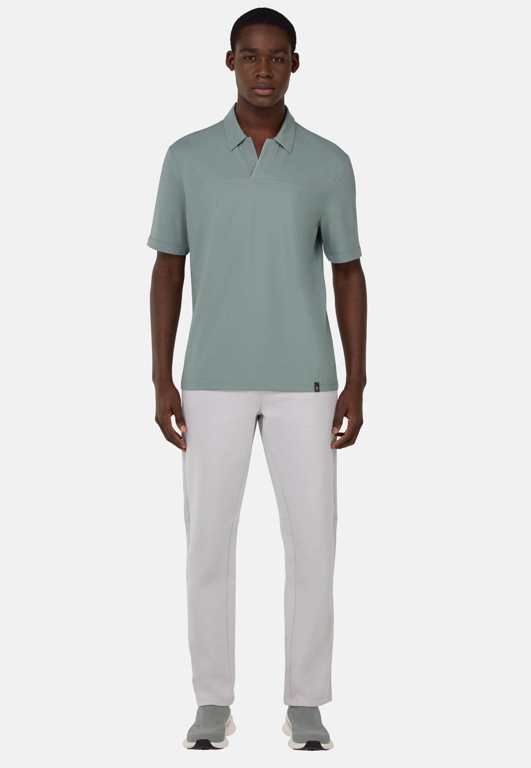 Cool Jade-Fresh Pique Polo Shirt Green, , large image number 0