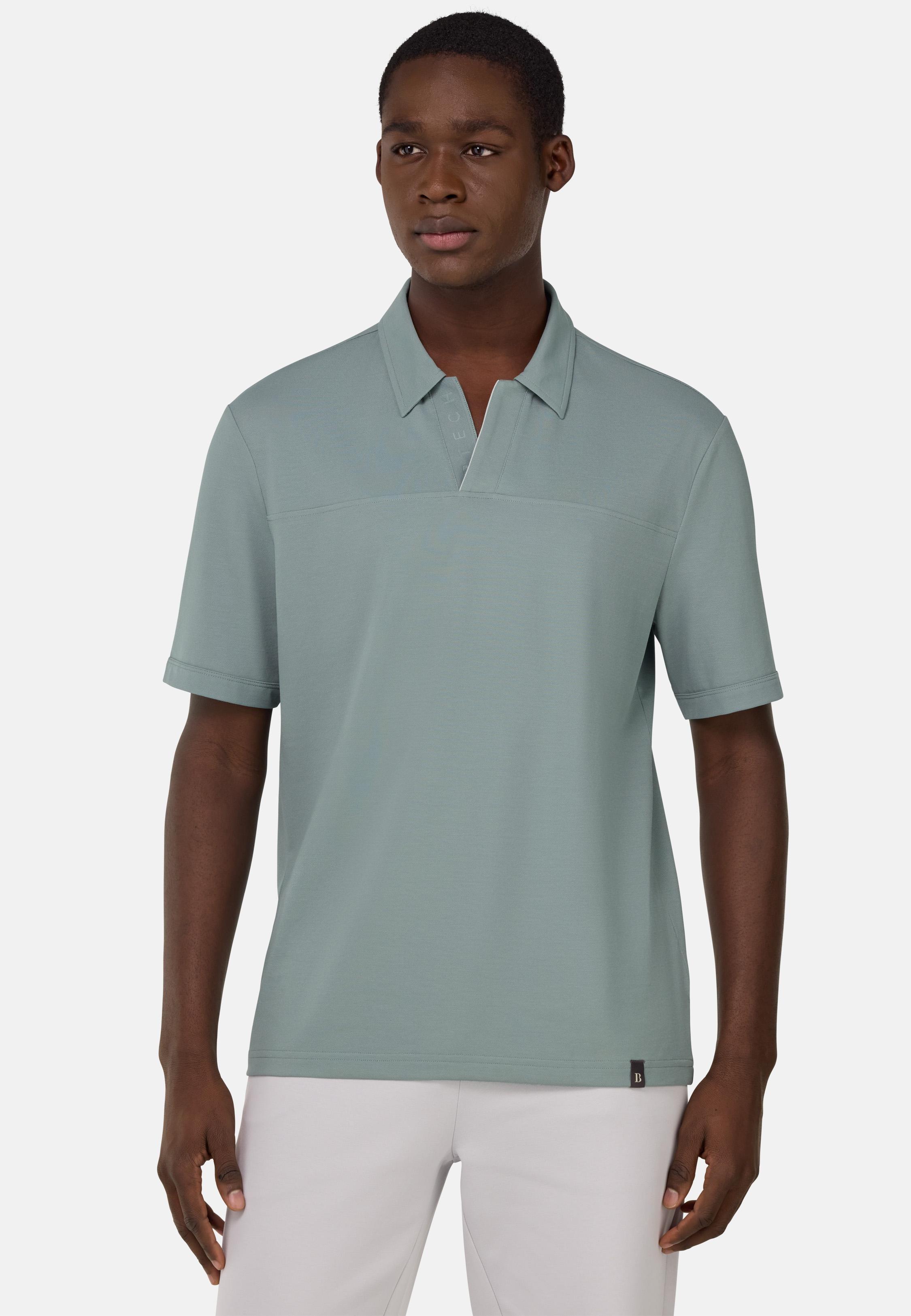 Cool Jade-Fresh Pique Polo Shirt Green, , large image number 1