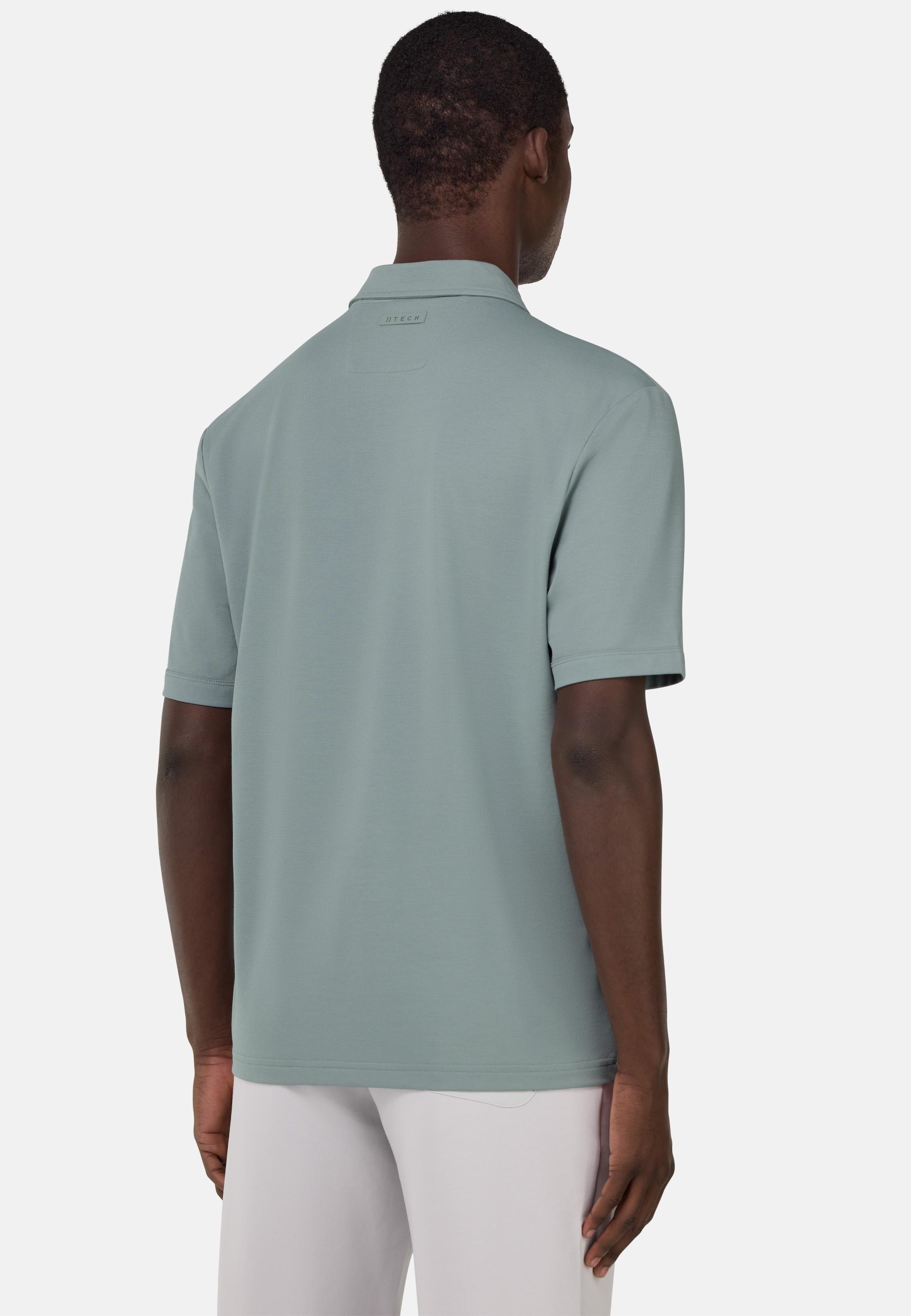 Cool Jade-Fresh Pique Polo Shirt Green, , large image number 2