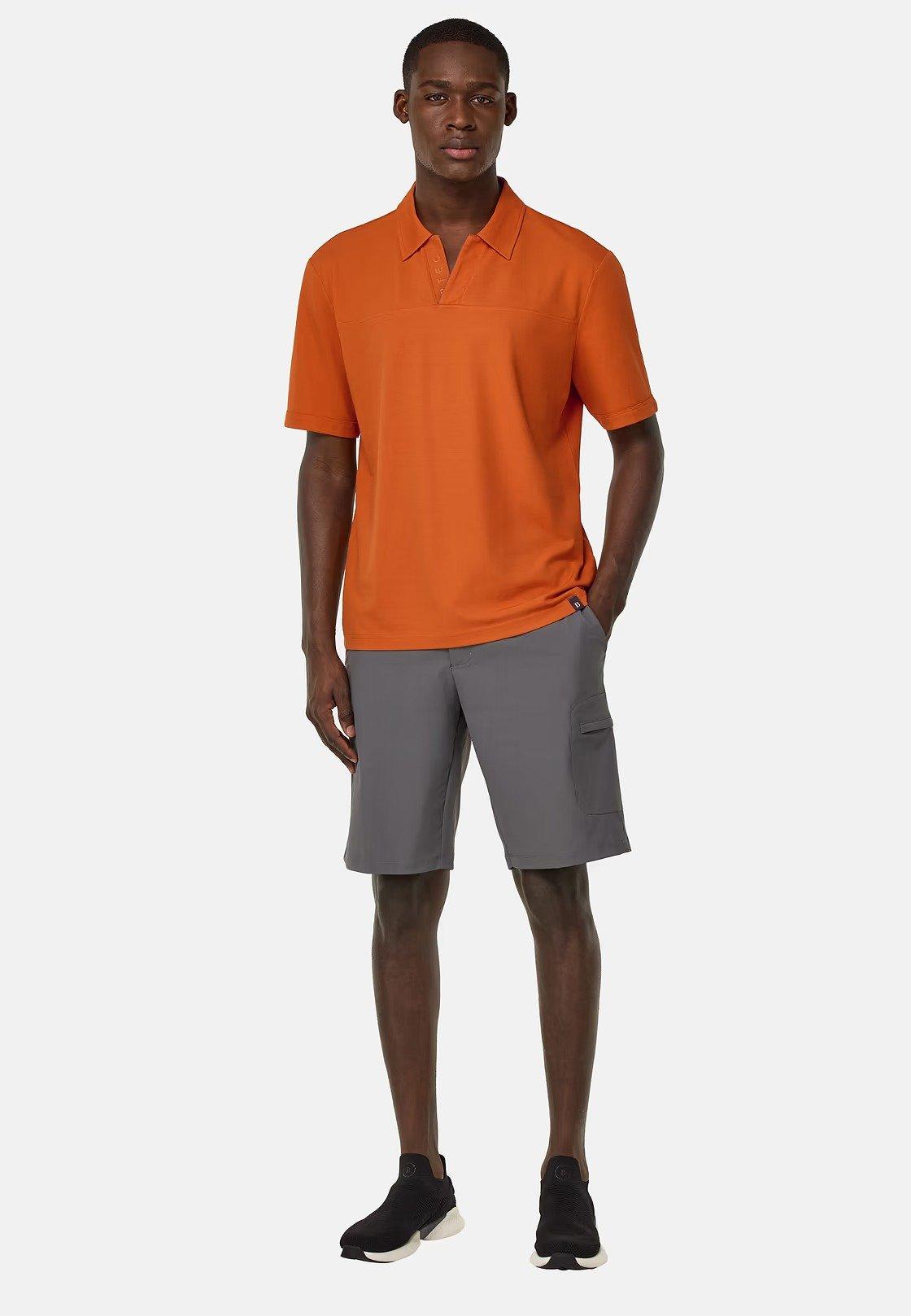 Cool Jade-Fresh Pique Polo Shirt Orange, , medium