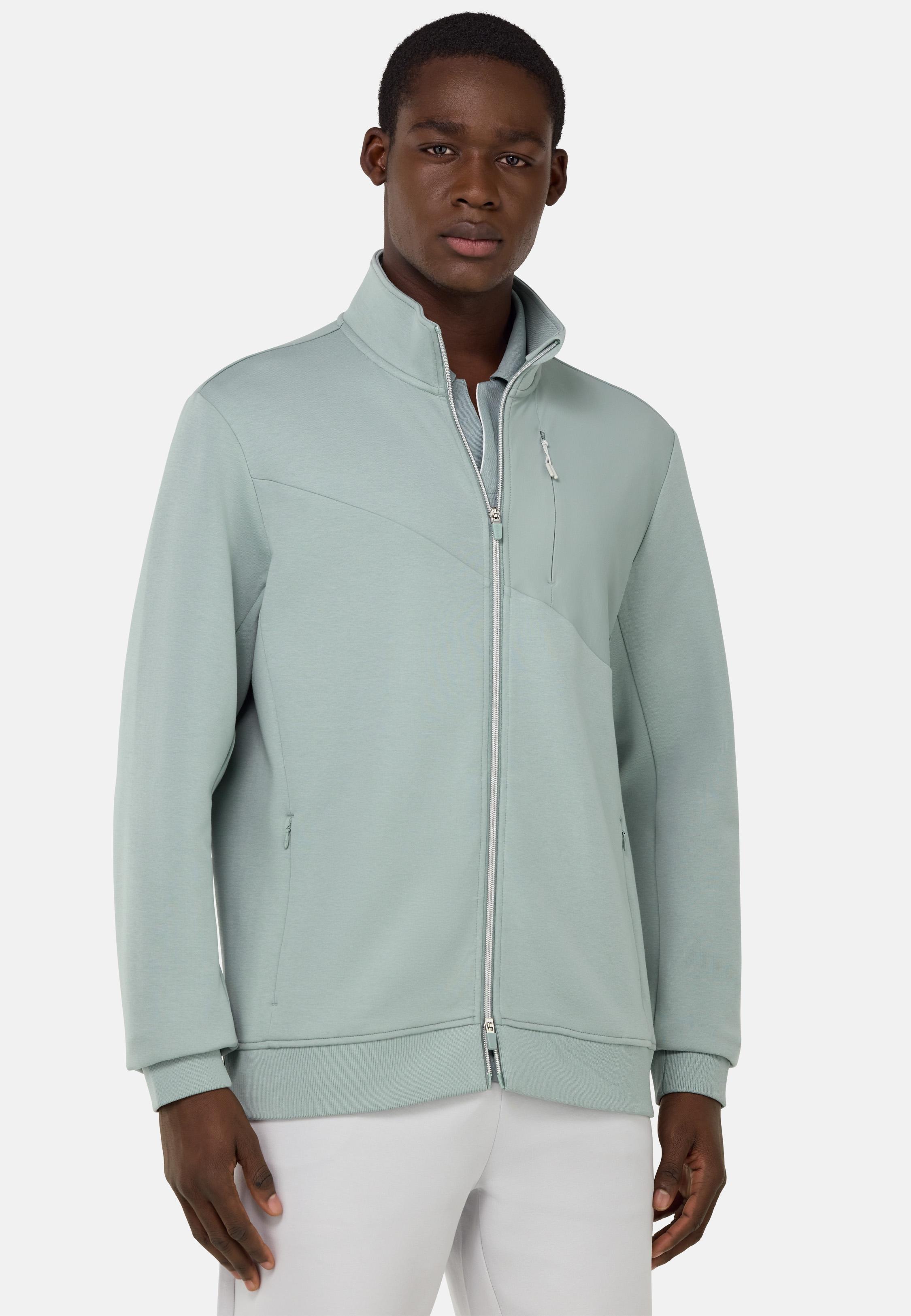 Full-Zip Hoodie Green, Light Green, medium