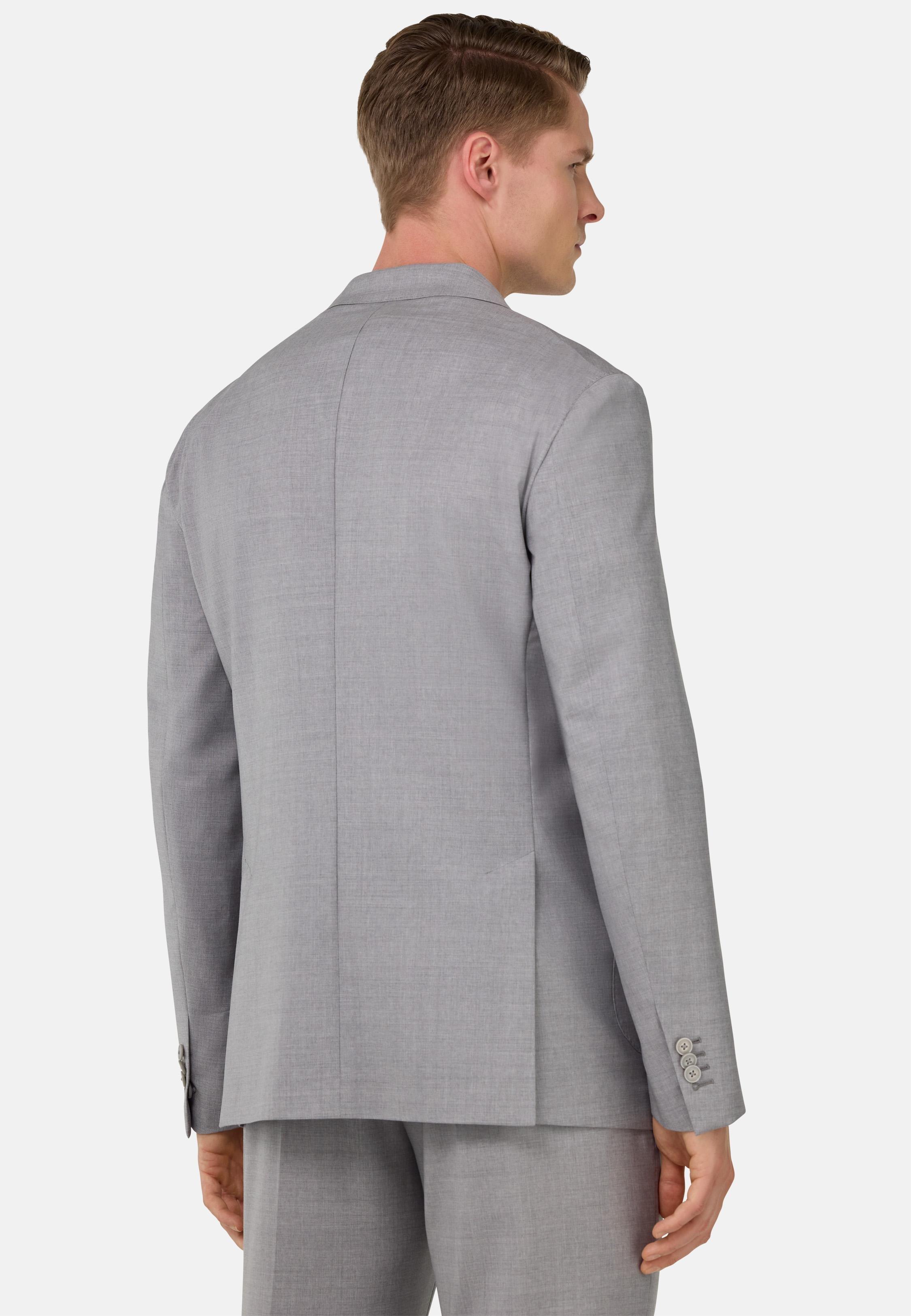 B Aria Light Grey Wool Jacket Grey, , large image number 2