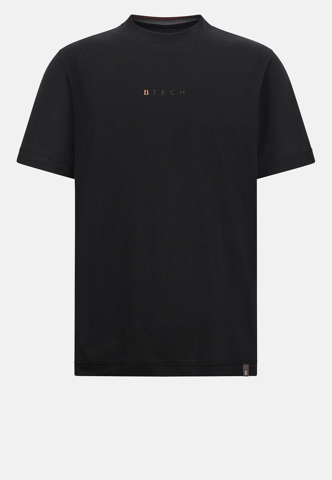 S.Cafe High-Performance Pique T-Shirt Black, , large image number 3