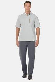 Grey Scuba Cotton Blend Trousers, , large image number 2