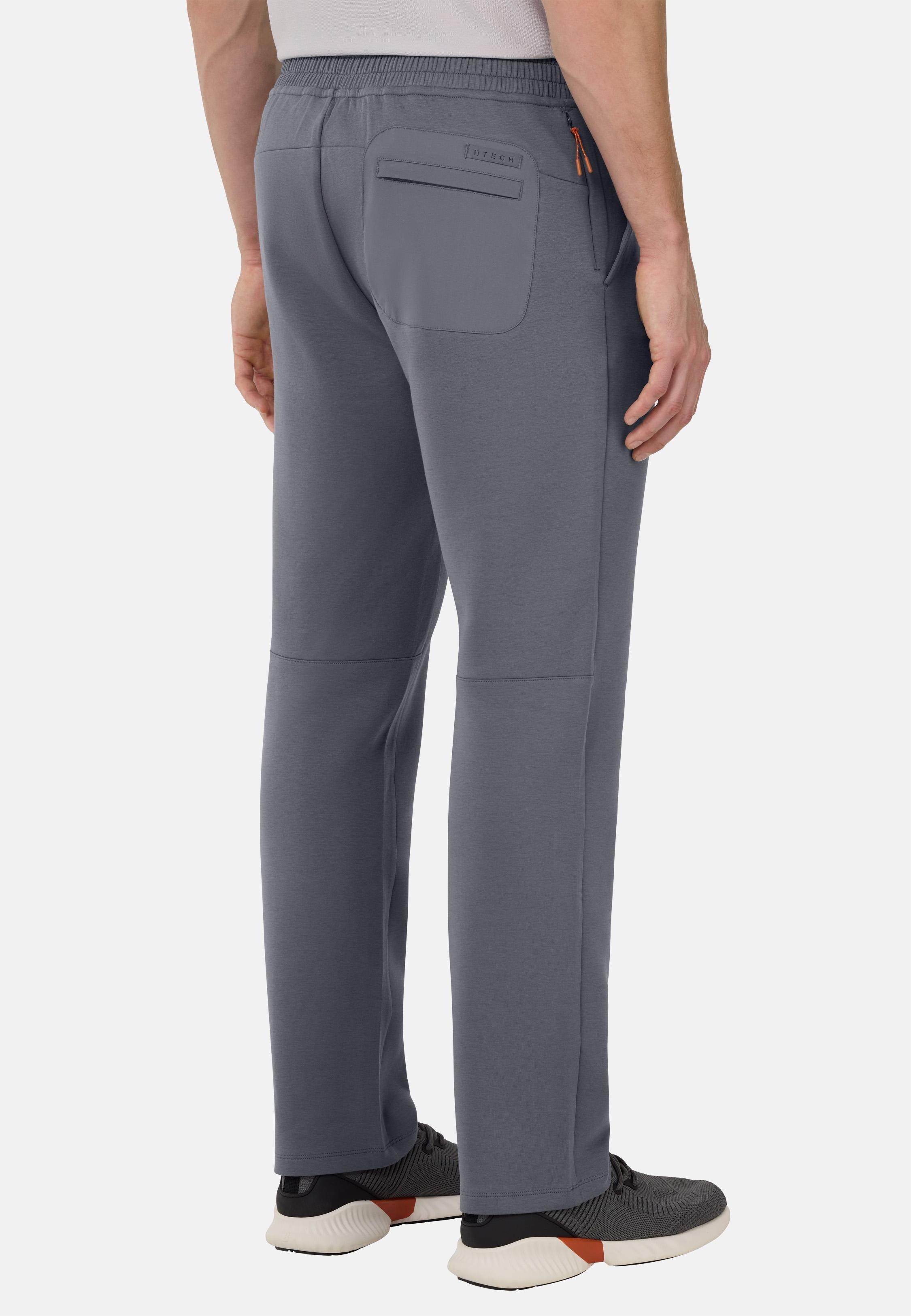Lightweight Scuba Cotton Blend Trousers Grey, , large image number 5