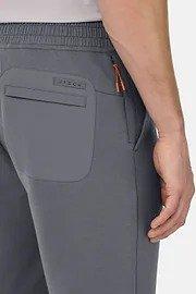 Lightweight Scuba Cotton Blend Trousers Grey, , large image number 8
