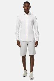 White Plain Bermuda Shorts, Ice, large image number 2