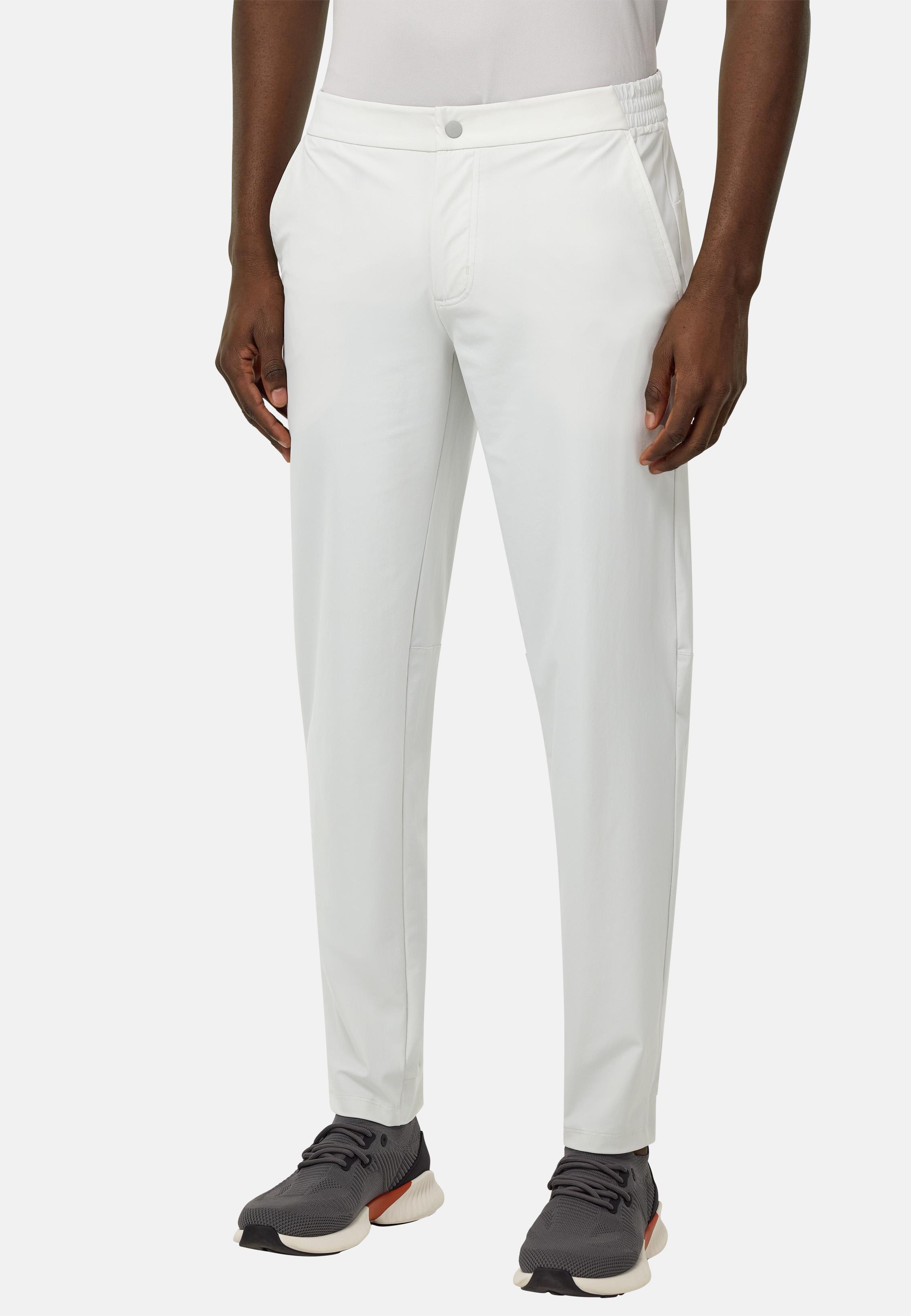 Stretch Nylon Trousers White, , large image number 1