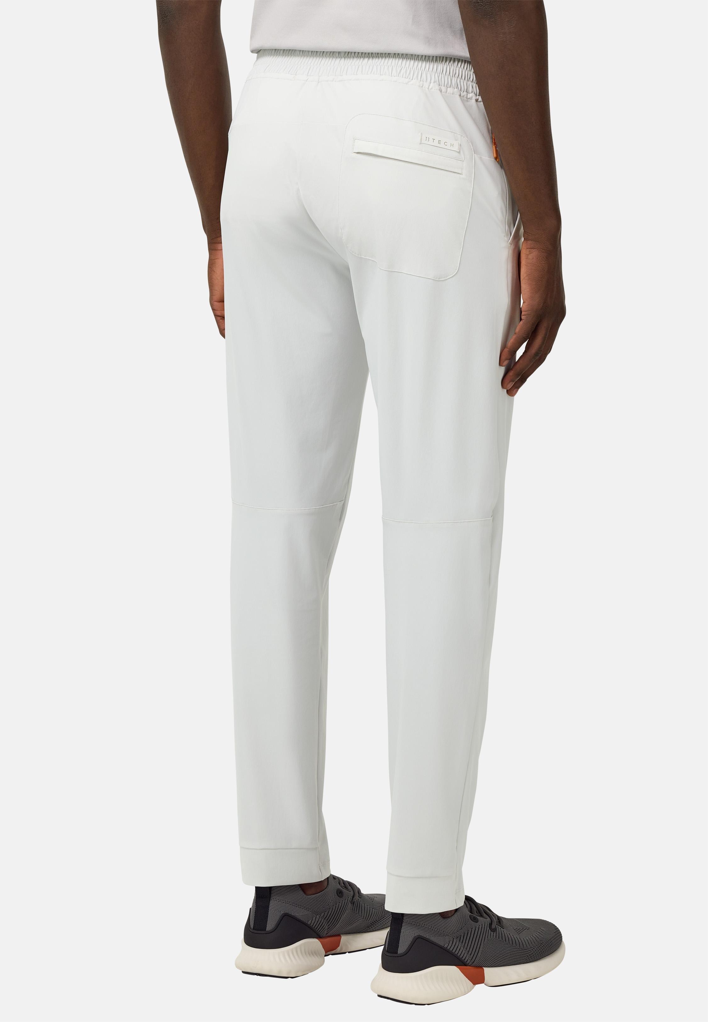 Stretch Nylon Trousers White, , large image number 3