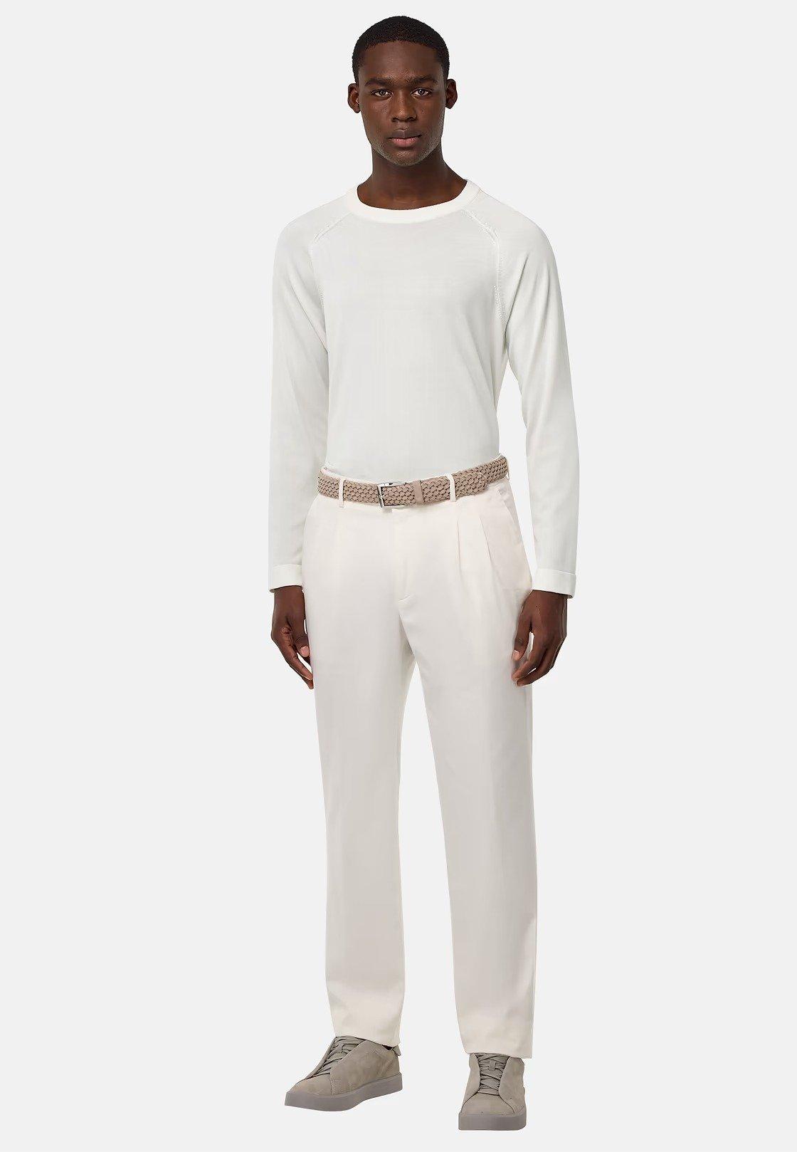 White Plain Basic T-Shirt, , large image number 0