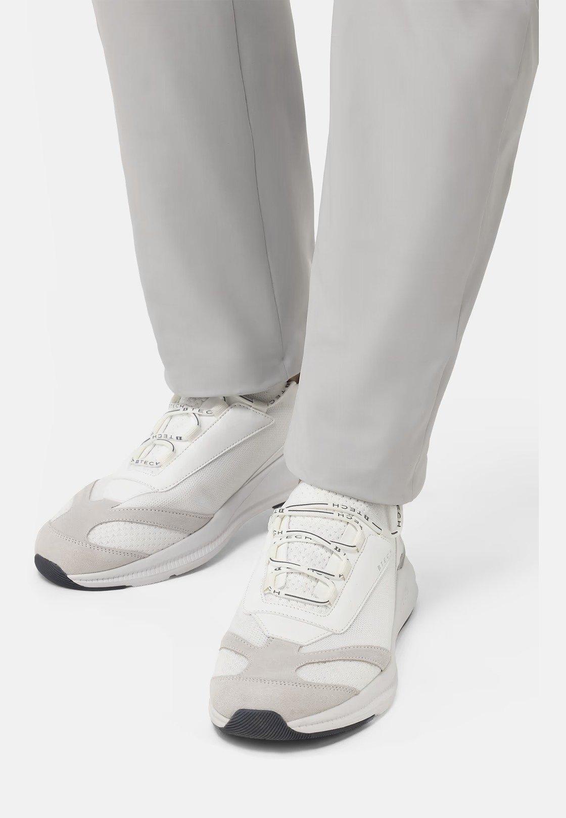 Tech Sneakers In Jersey White, Ice, medium