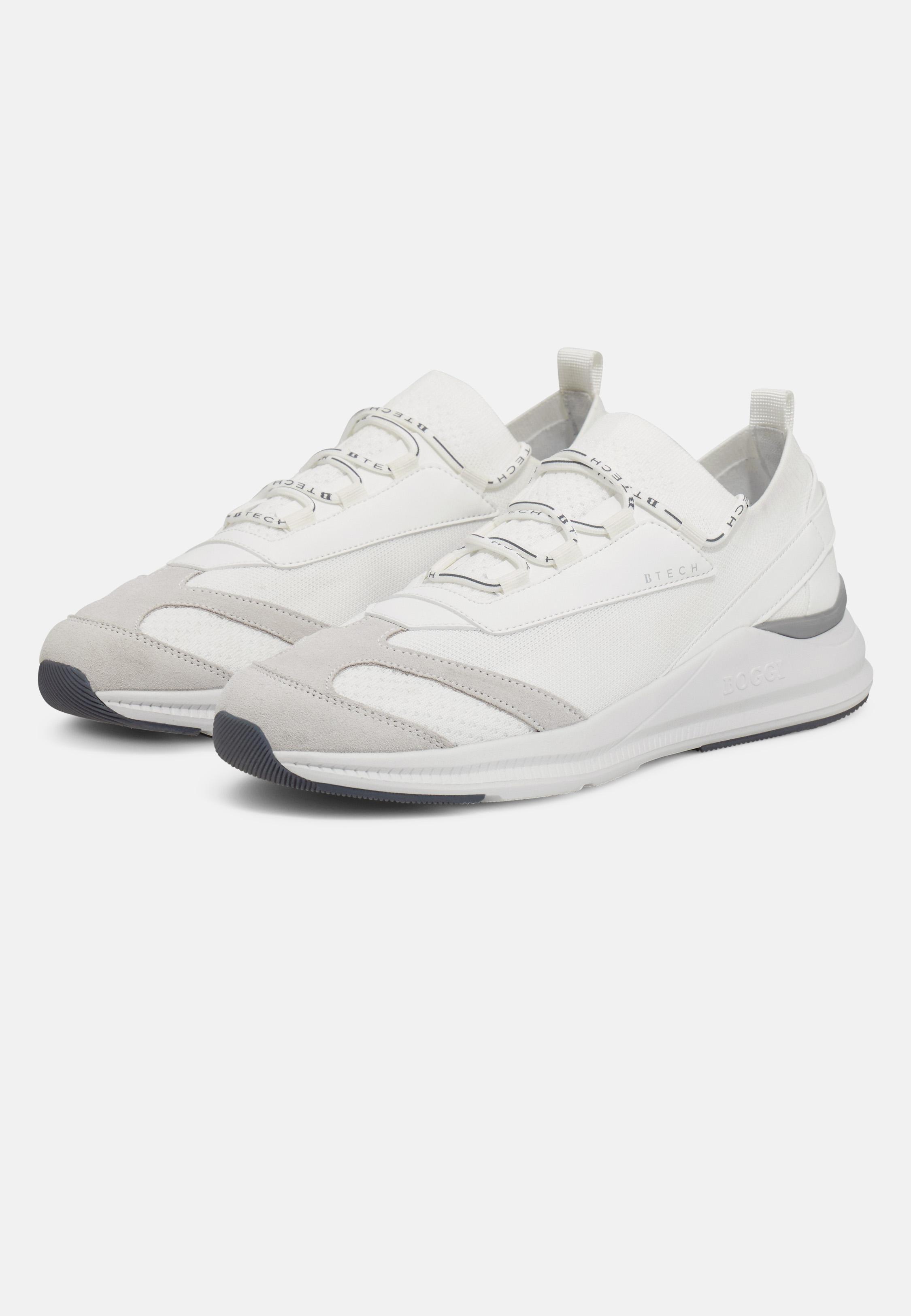Tech Sneakers In Jersey White, Ice, large image number 3