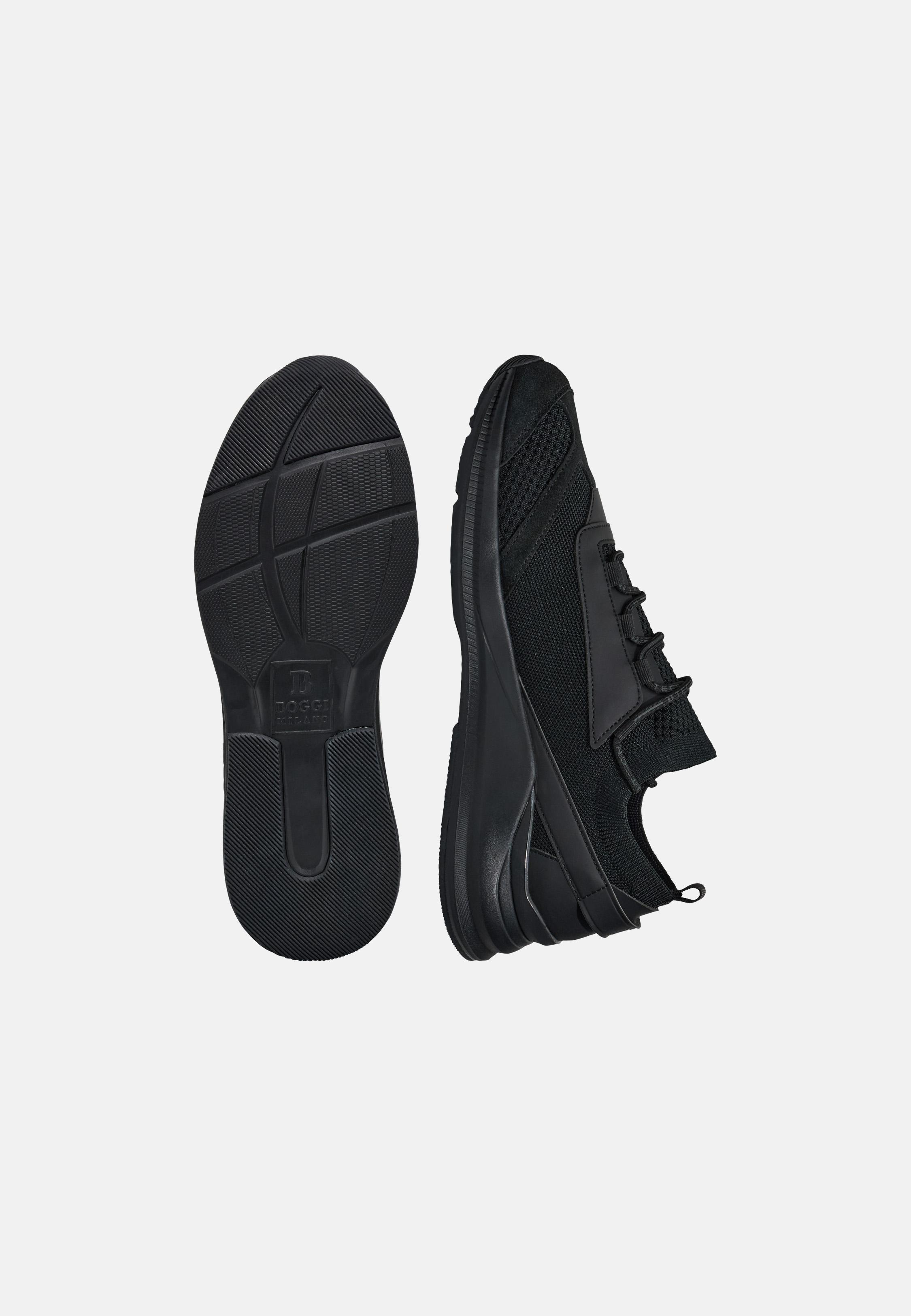 Tech Sneakers In Jersey Black, , large image number 5
