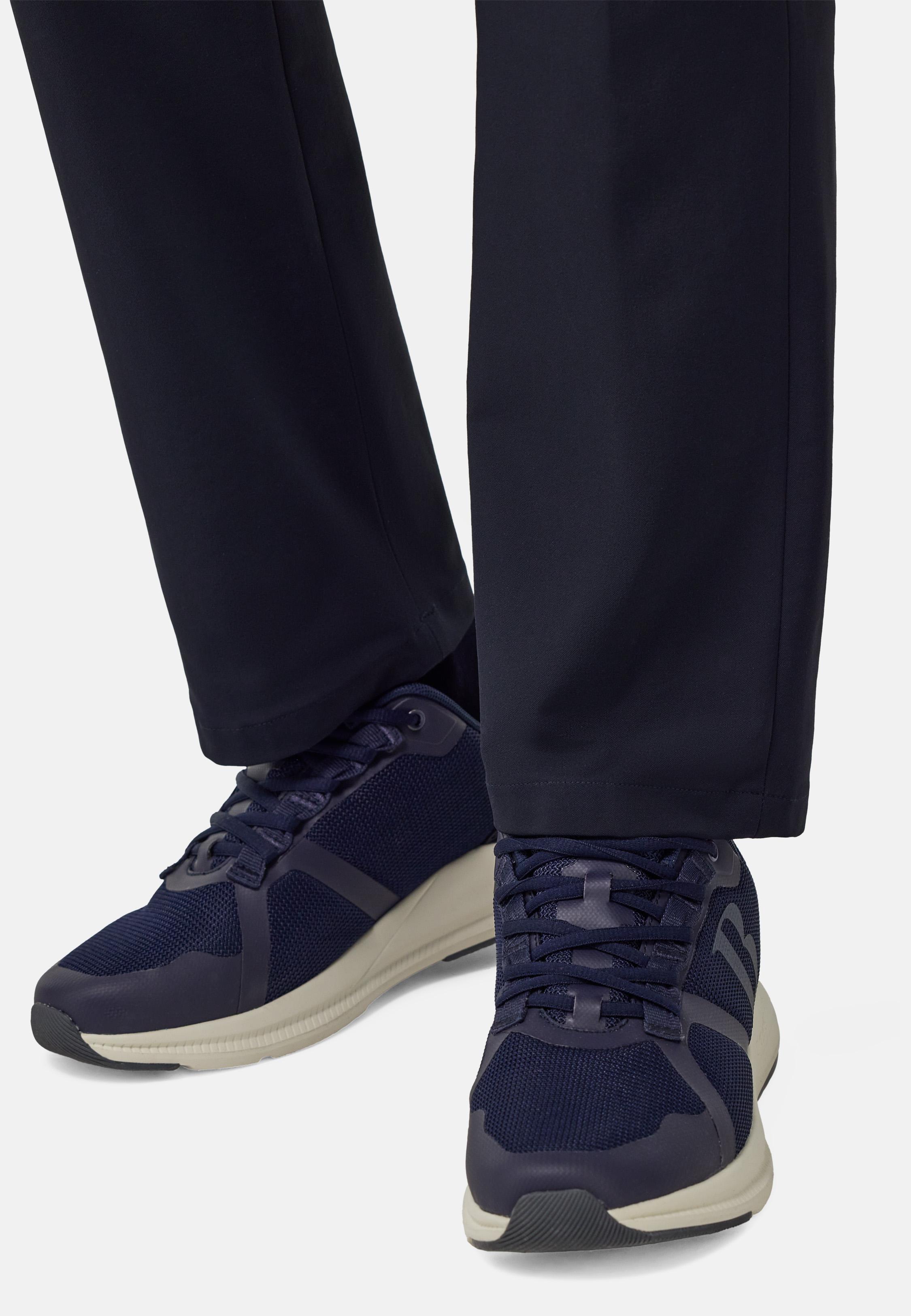 Technical Fabric Trainers Navy, Navy blue, medium
