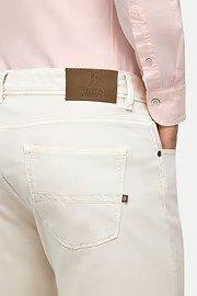 Stretched Cotton Jeans Beige, , large image number 6