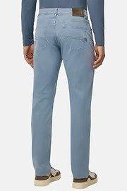 Blue Stretched Cotton Jeans, , large image number 2