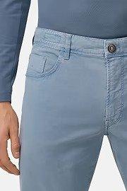 Blue Stretched Cotton Jeans, , large image number 3