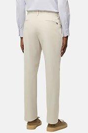 Stretched Cotton Trousers Beige, Sand, large image number 2